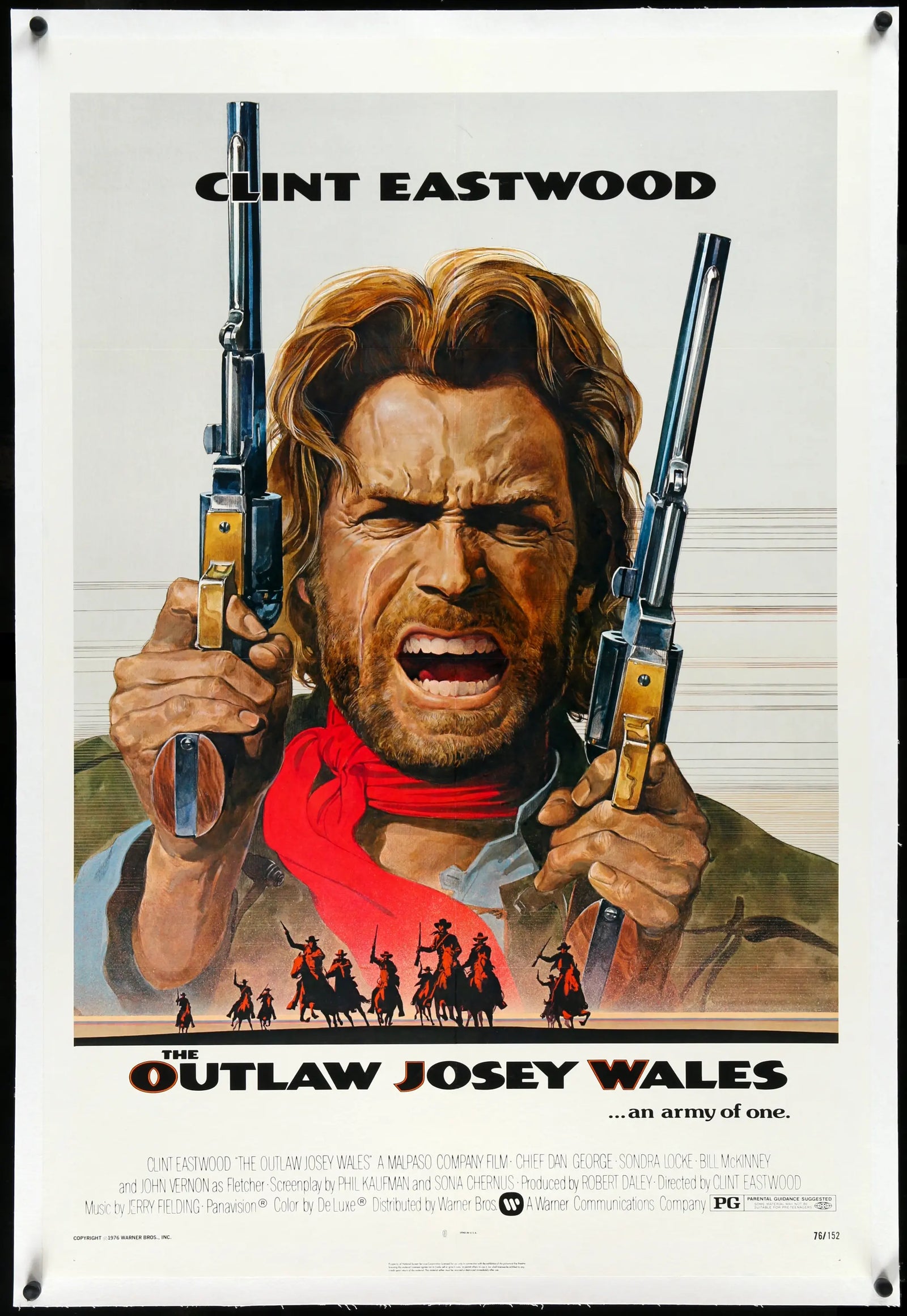 Outlaw Josey Wales (1976) original movie poster for sale at Originalfilmart