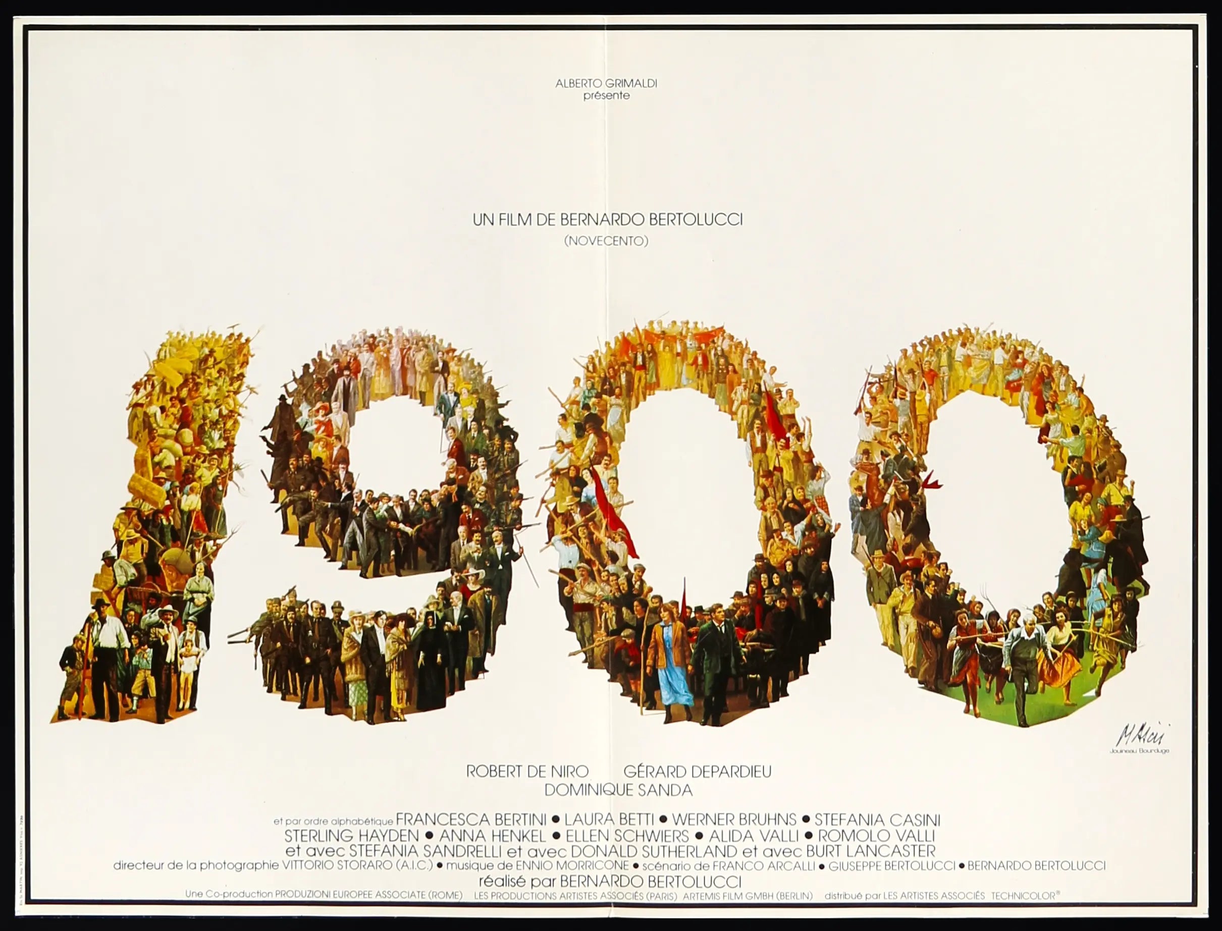 1900 (1976) original movie poster for sale at Originalfilmart