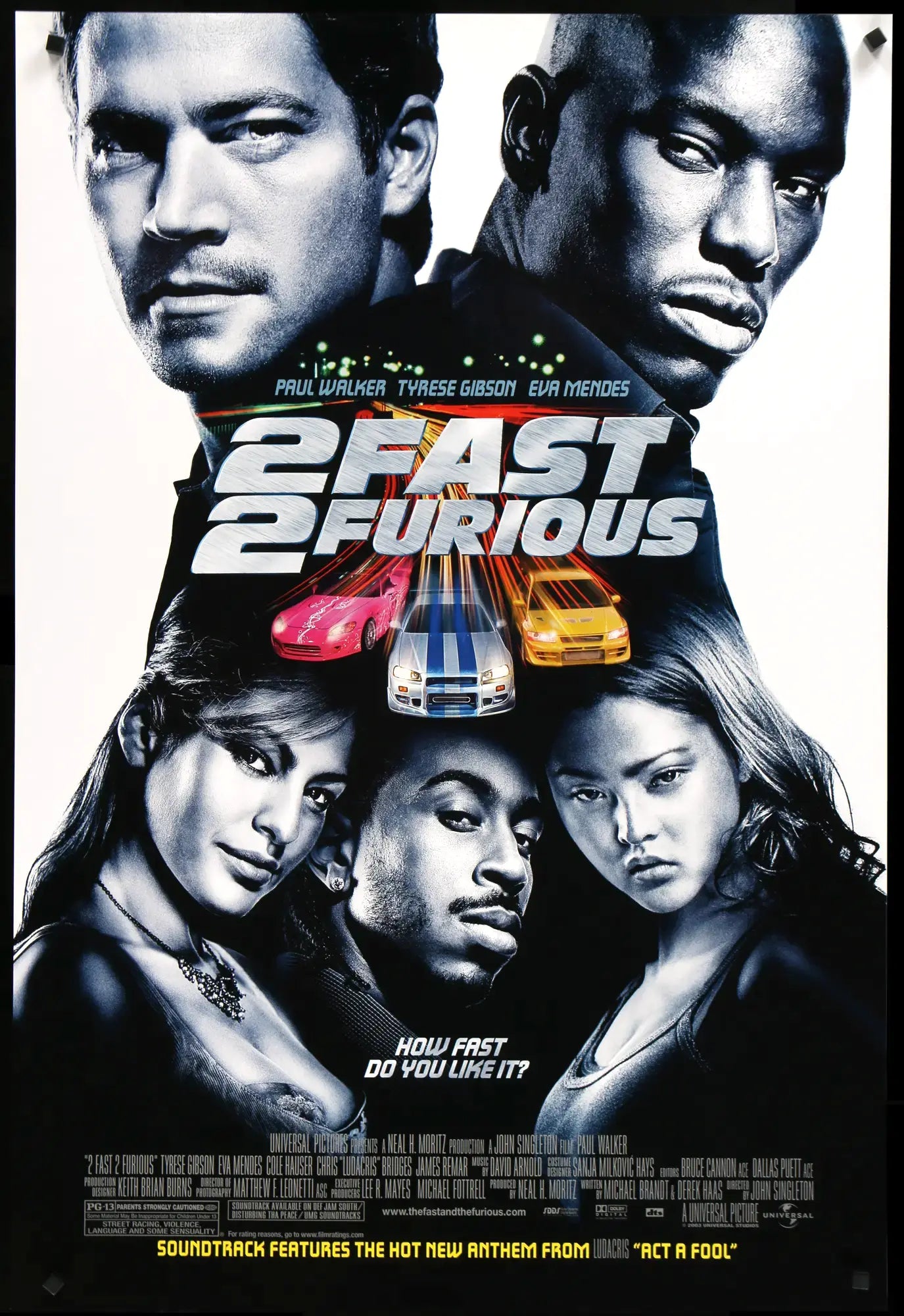 2 Fast 2 Furious (2003) original movie poster for sale at Originalfilmart