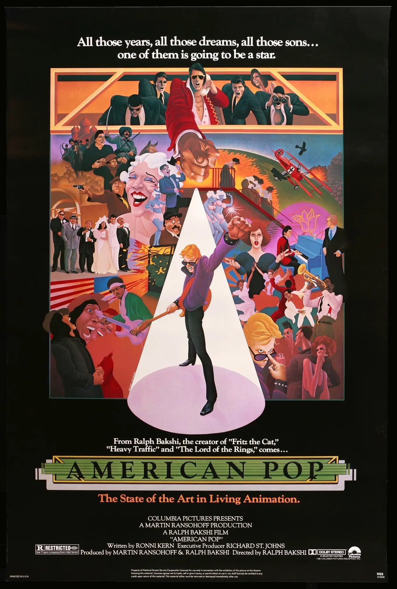 American Pop (1981) original movie poster for sale at Originalfilmart