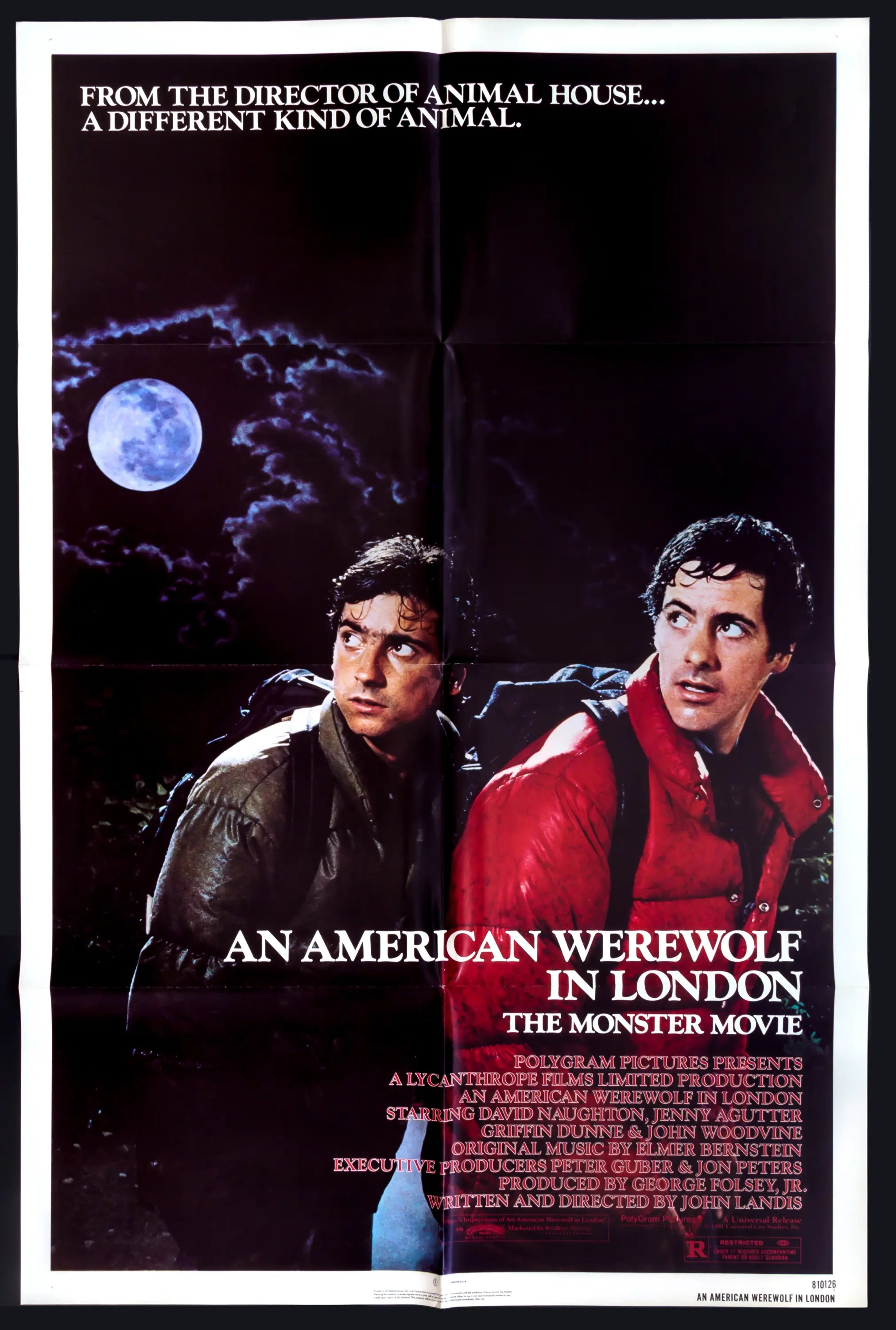 An American Werewolf in London (1981) original movie poster for sale at Originalfilmart