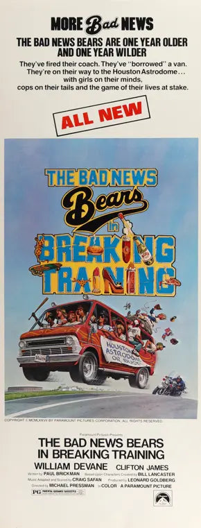 Bad News Bears in Breaking Training (1977) original movie poster for sale at Originalfilmart