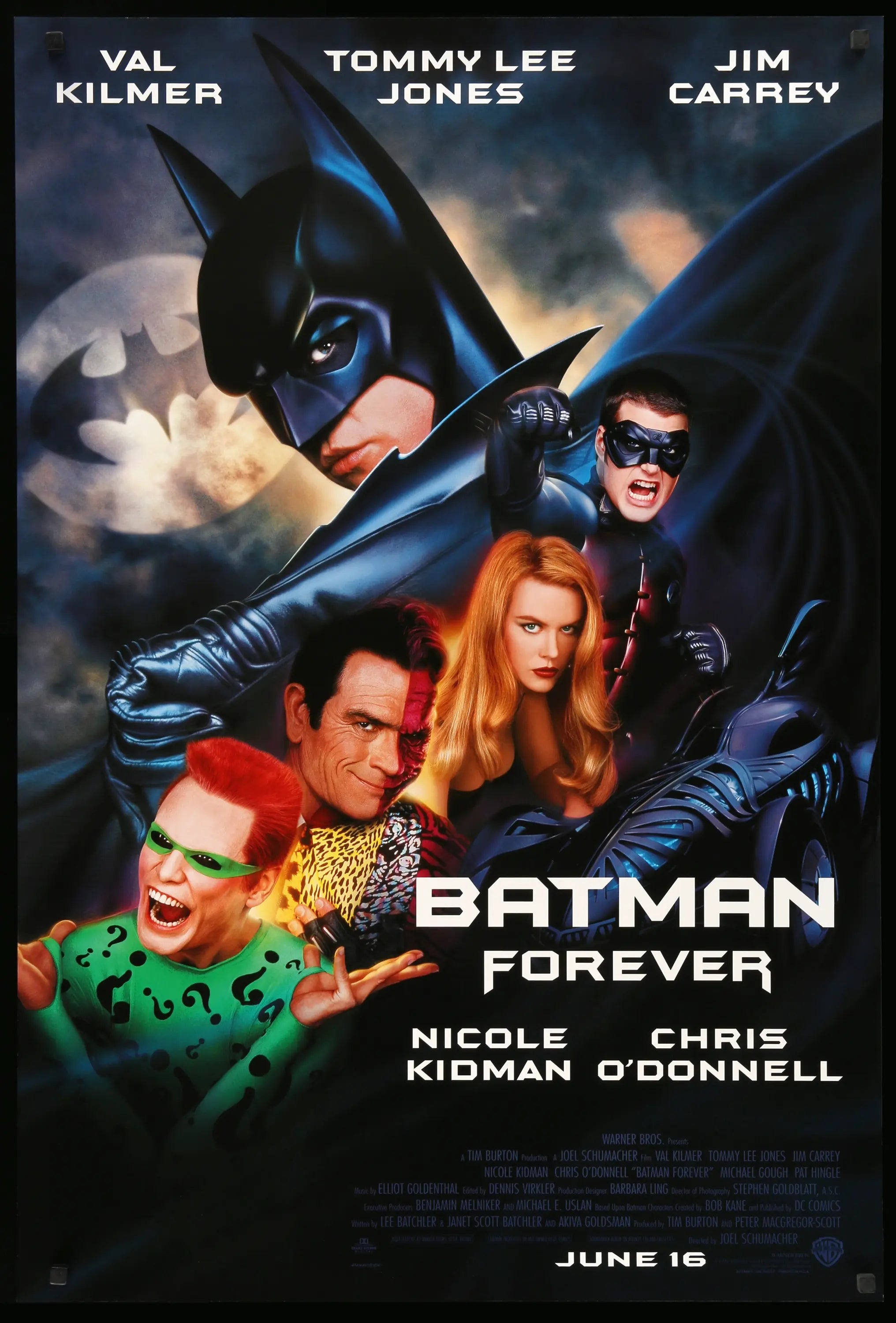 Batman Forever (1995) original movie poster for sale at Originalfilmart