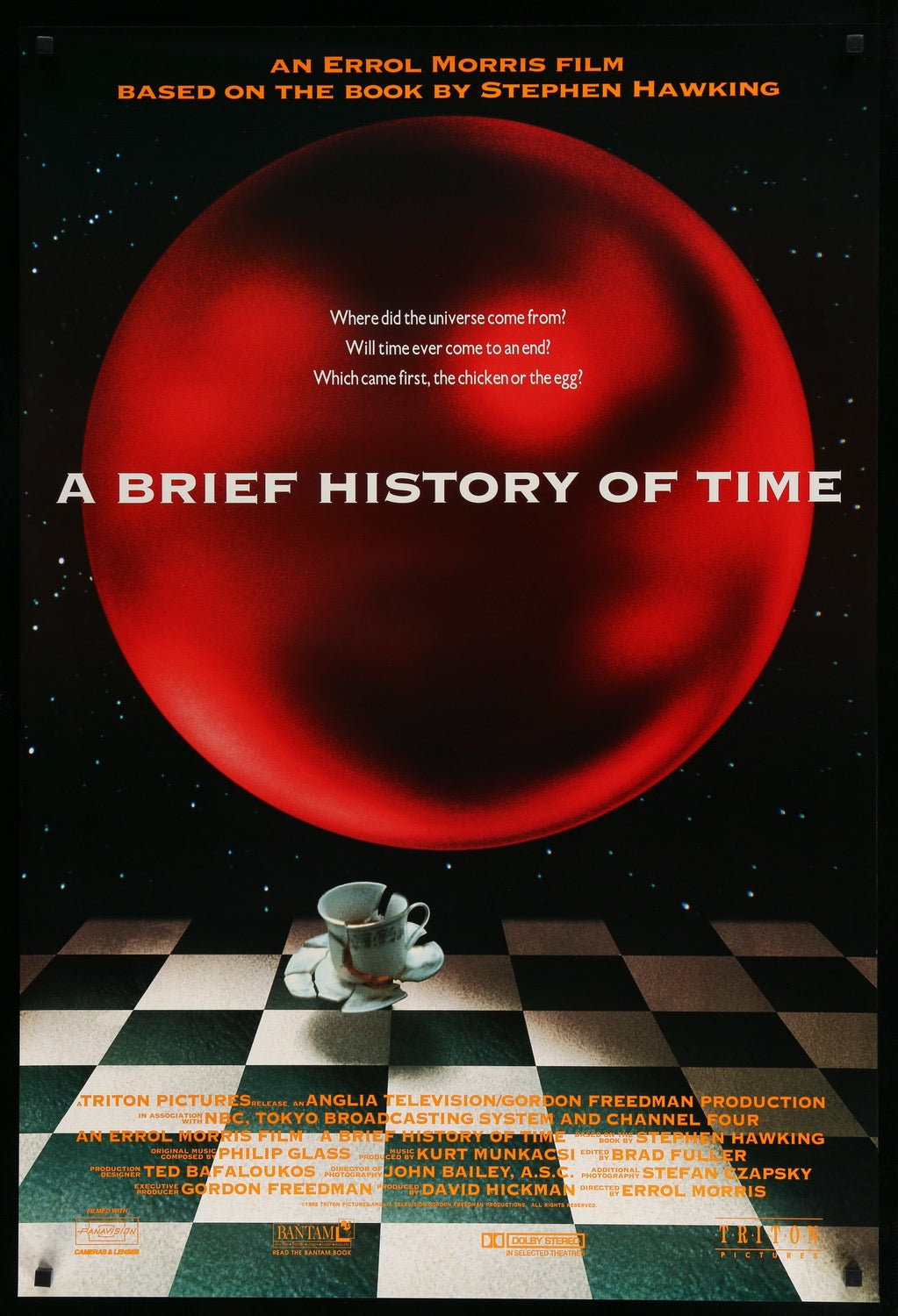 Brief History of Time (1992) original movie poster for sale at Originalfilmart