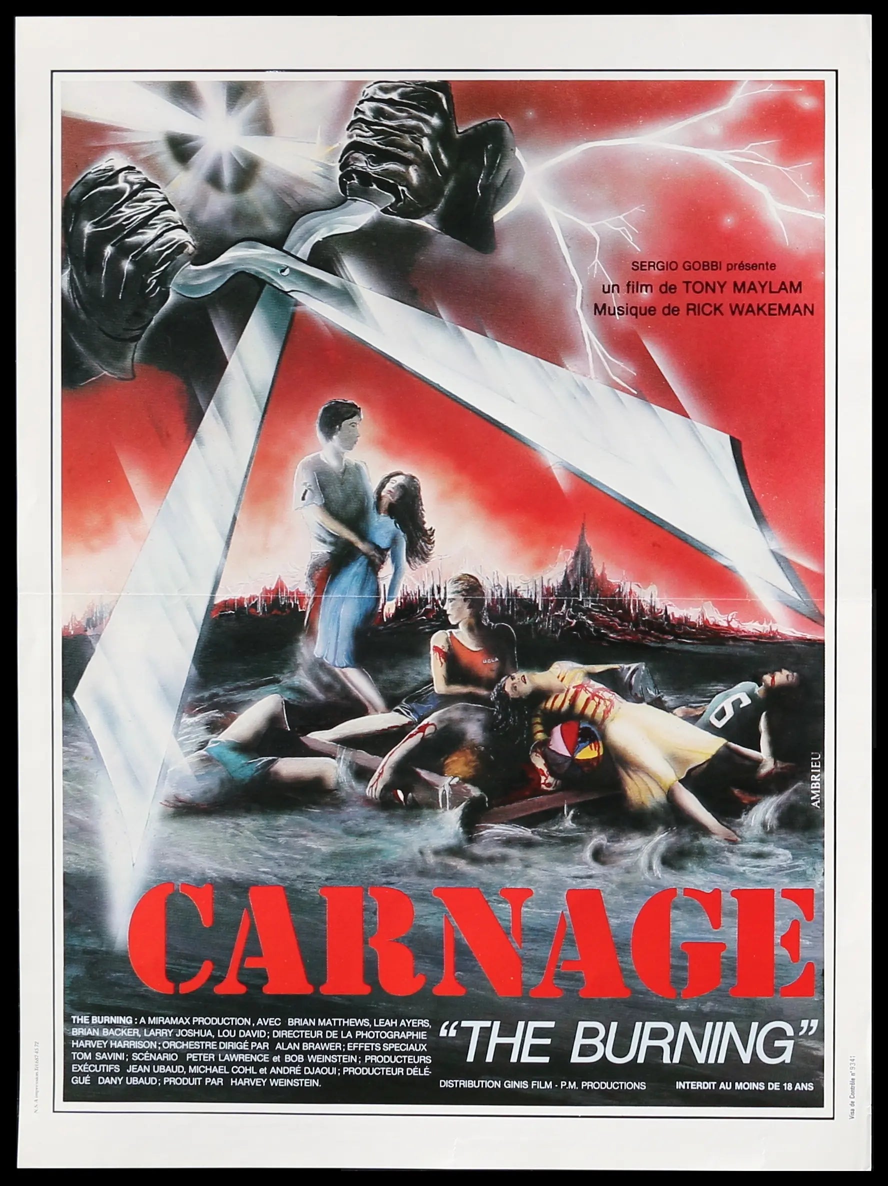 Burning (1981) original movie poster for sale at Originalfilmart