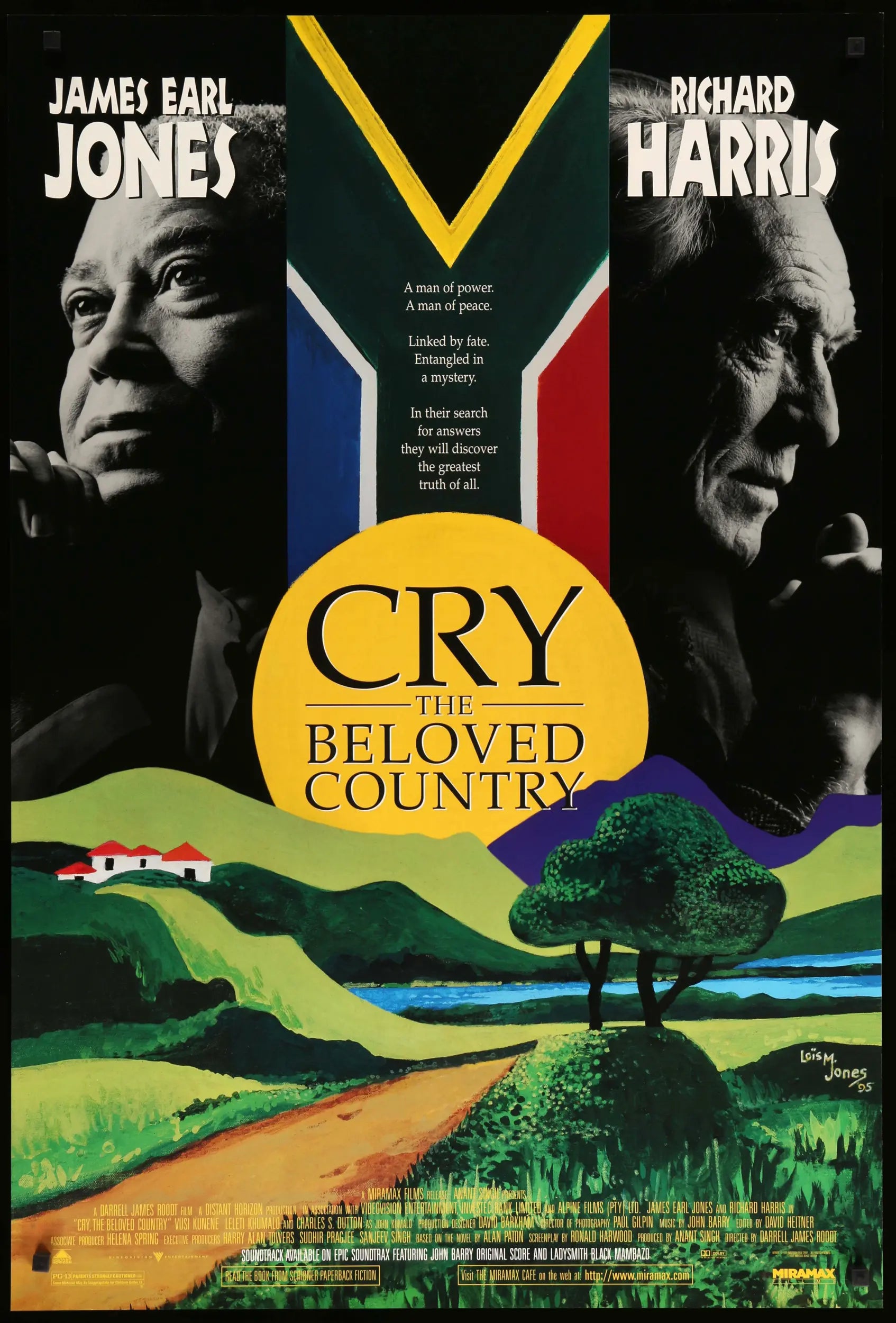 Cry, the Beloved Country (1995) original movie poster for sale at Originalfilmart