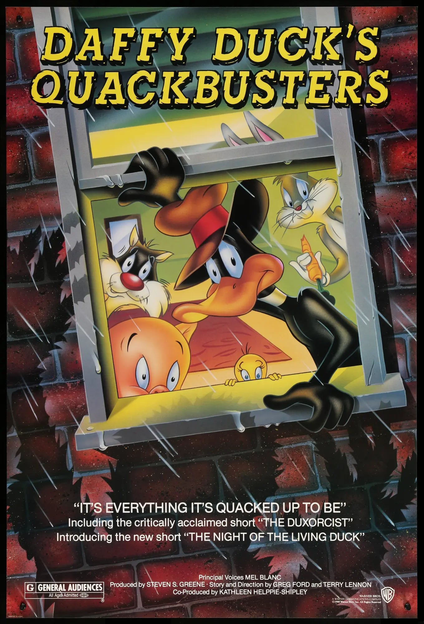 Daffy Duck's Quackbusters (1988) original movie poster for sale at Originalfilmart