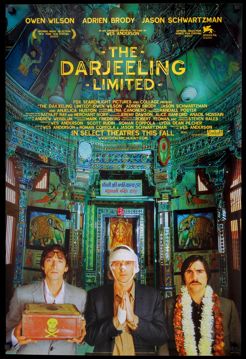Darjeeling Limited (2007) original movie poster for sale at Originalfilmart