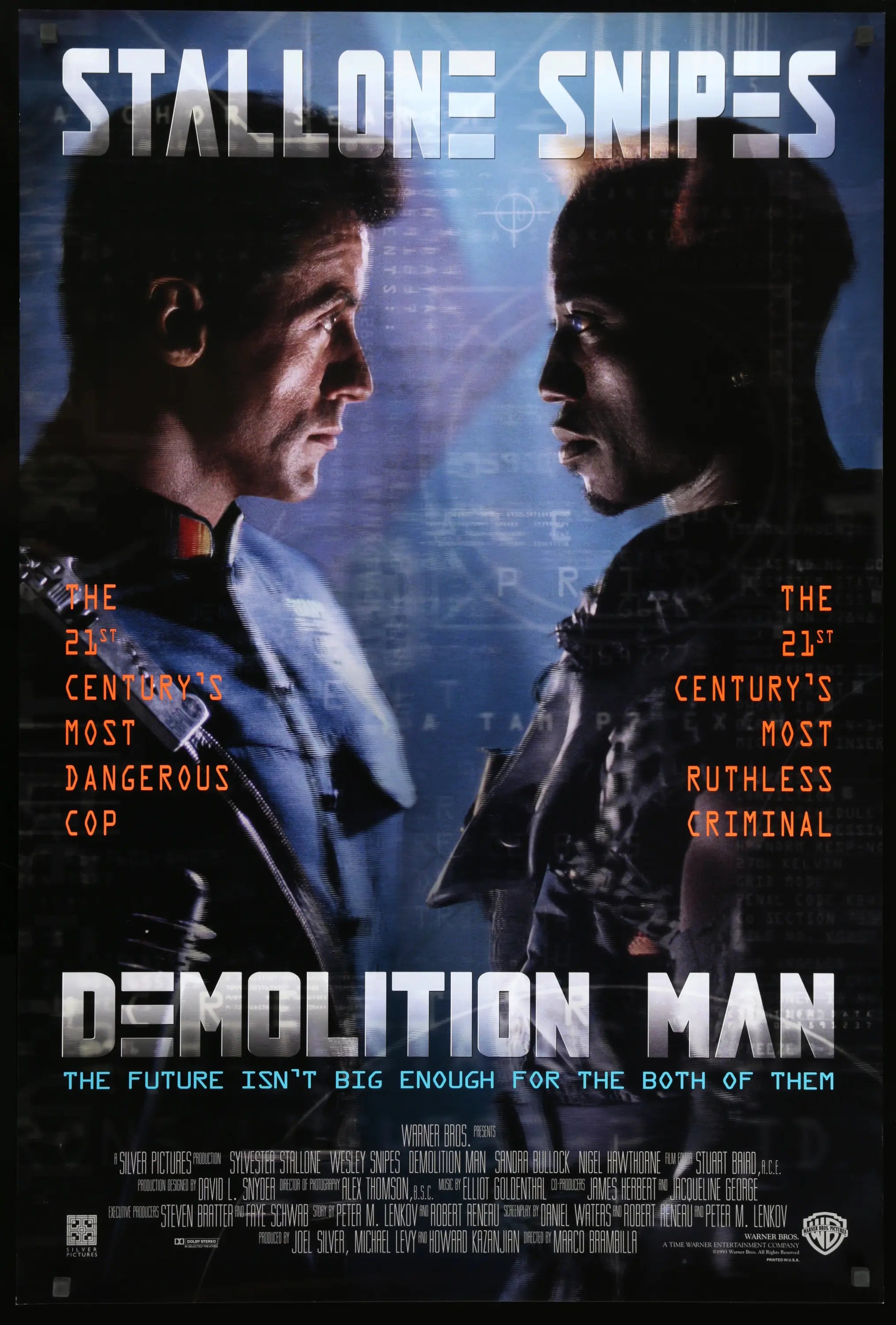 Demolition Man (1993) original movie poster for sale at Originalfilmart