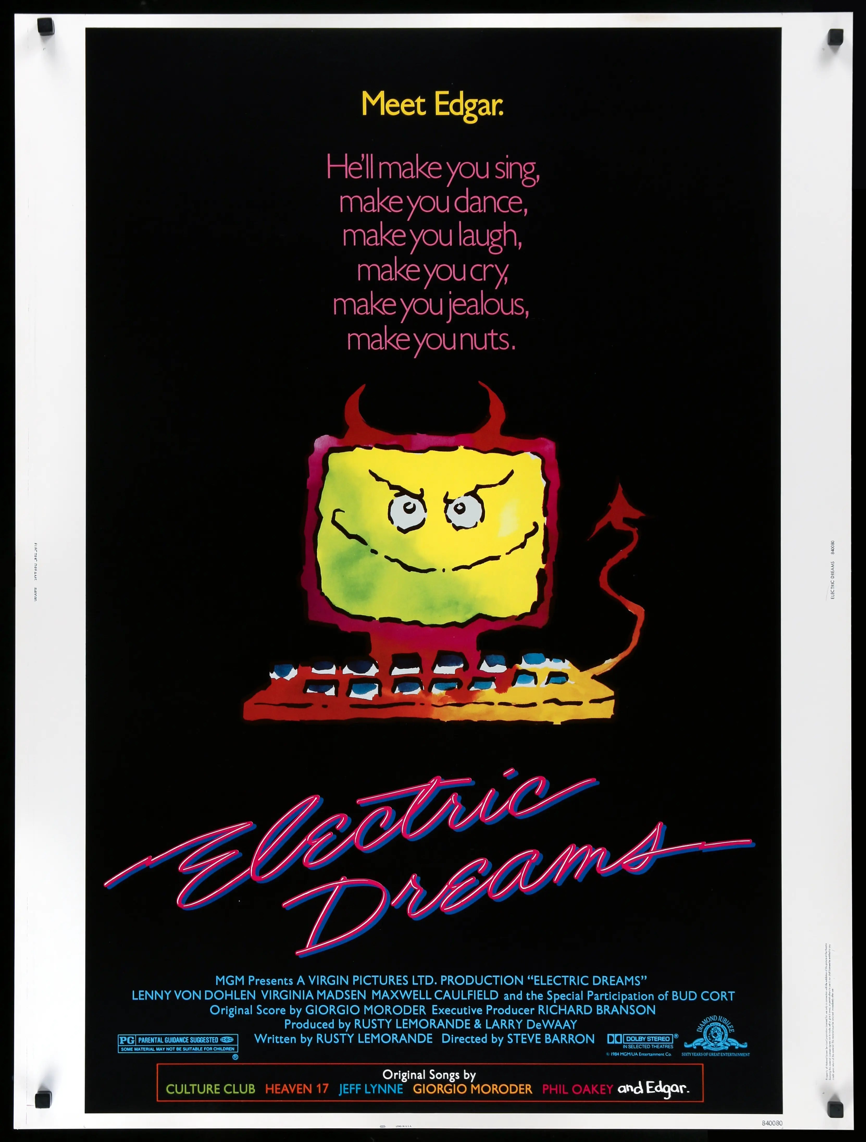 Electric Dreams (1984) original movie poster for sale at Originalfilmart