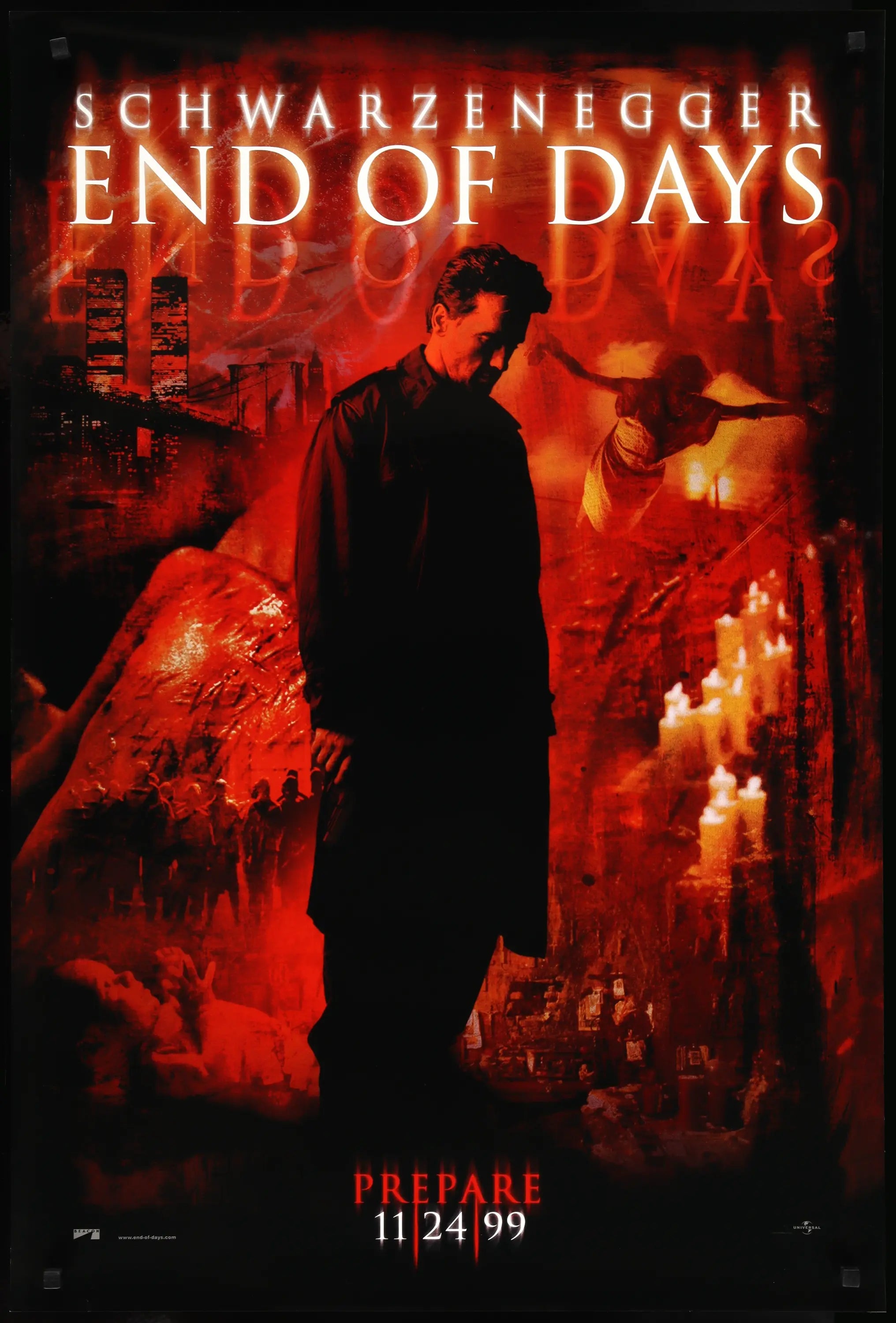 End of Days (1999) original movie poster for sale at Originalfilmart