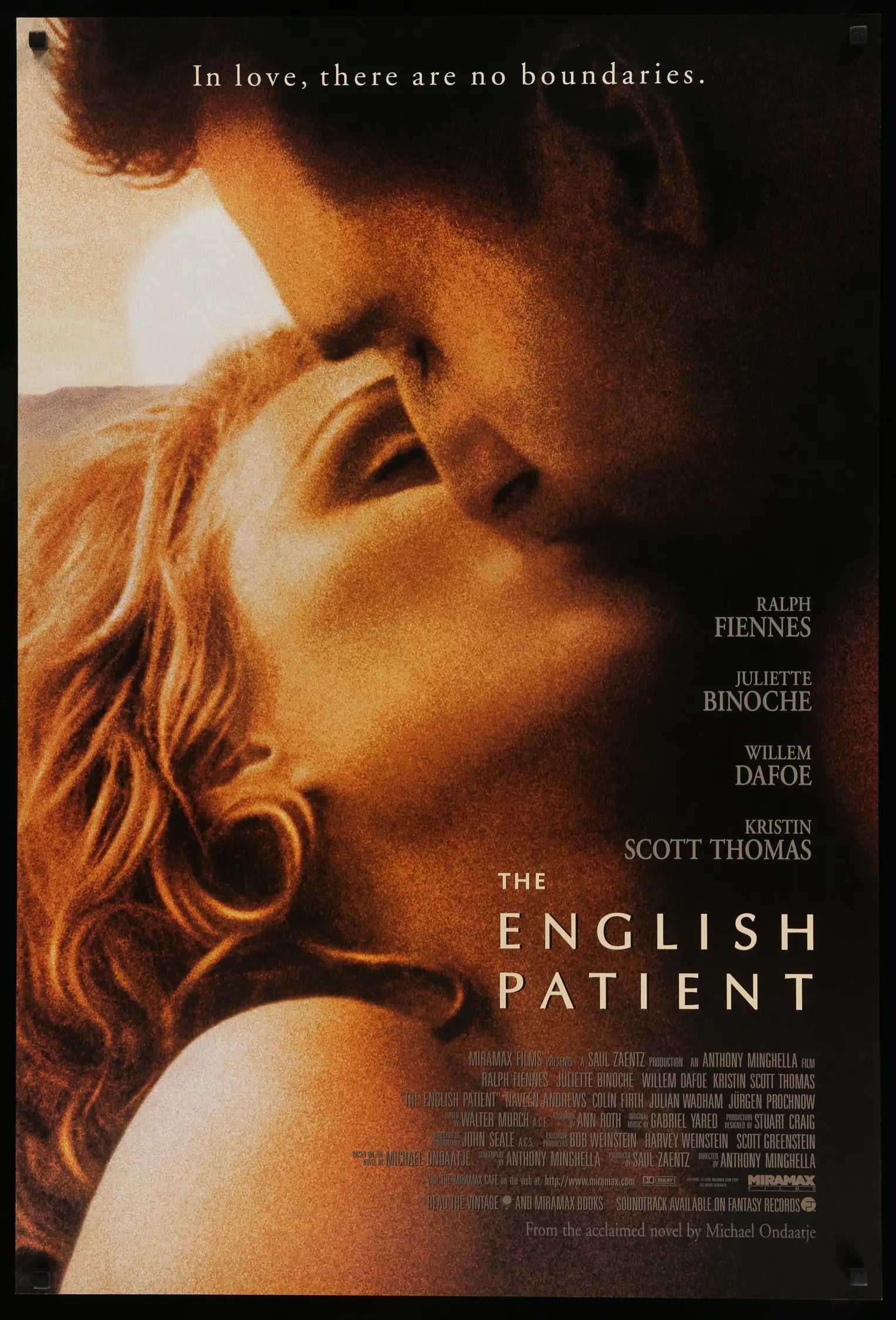 English Patient (1996) original movie poster for sale at Originalfilmart