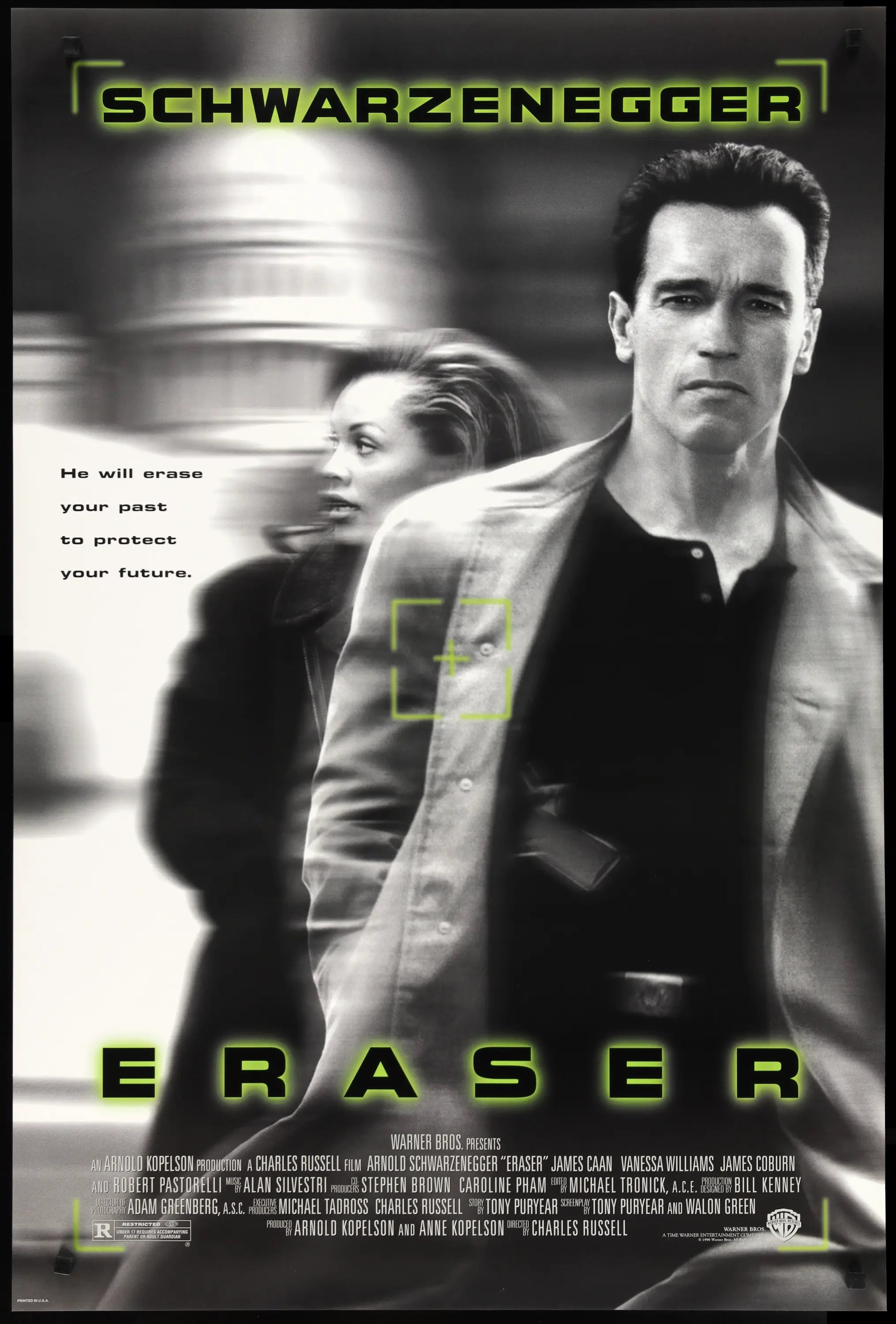 Eraser (1996) original movie poster for sale at Originalfilmart