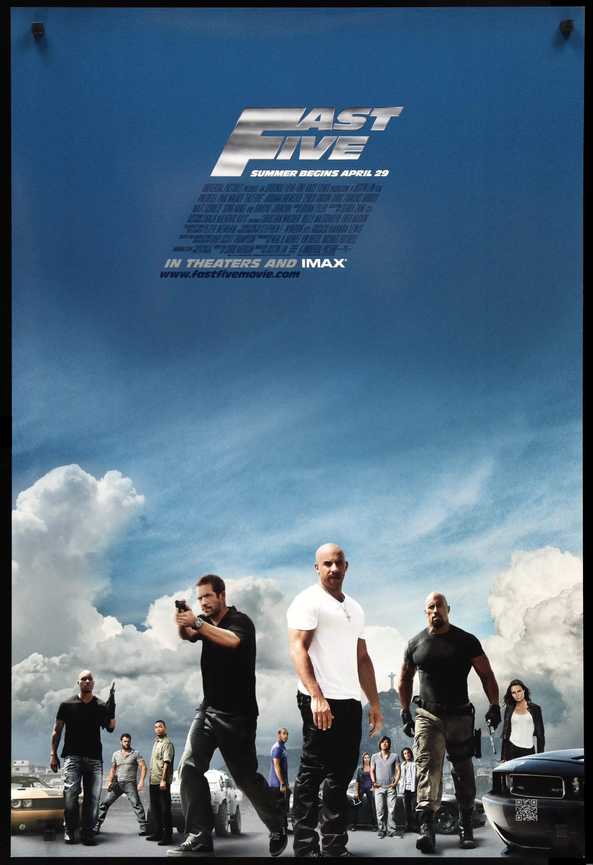 Fast Five (2011) original movie poster for sale at Originalfilmart