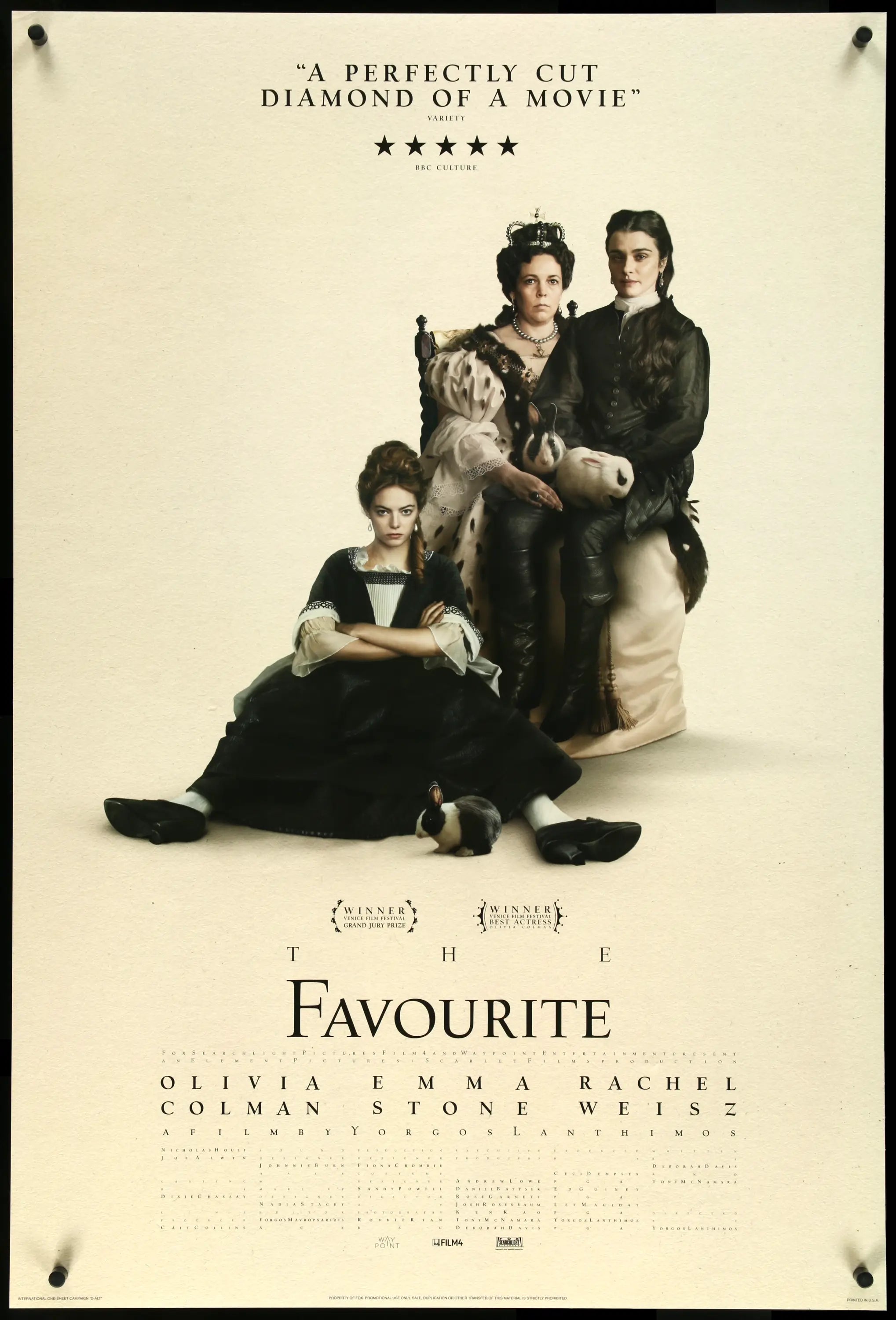 Favourite (2018) original movie poster for sale at Originalfilmart