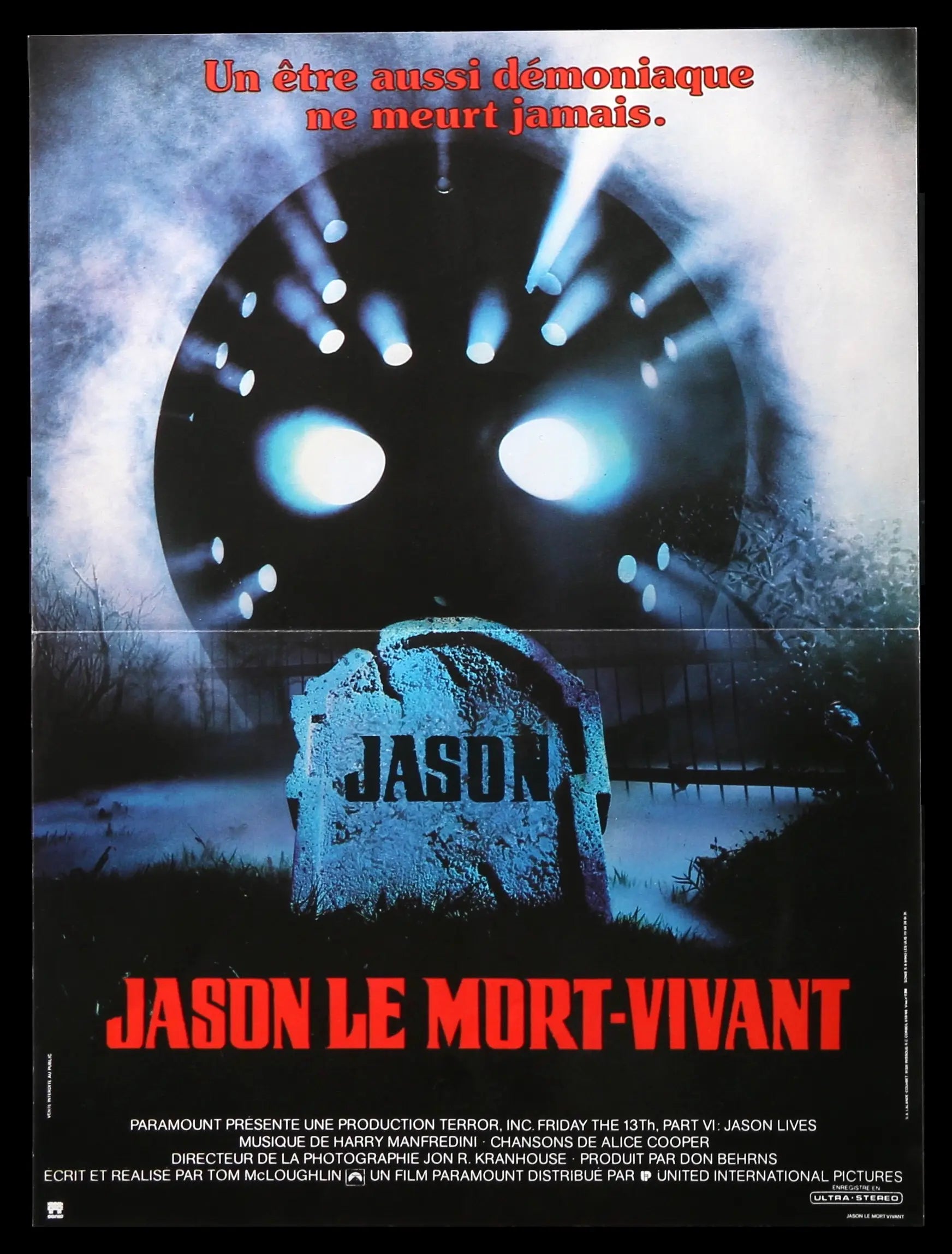 Friday the 13th Part VI: Jason Lives (1986) original movie poster for sale at Originalfilmart