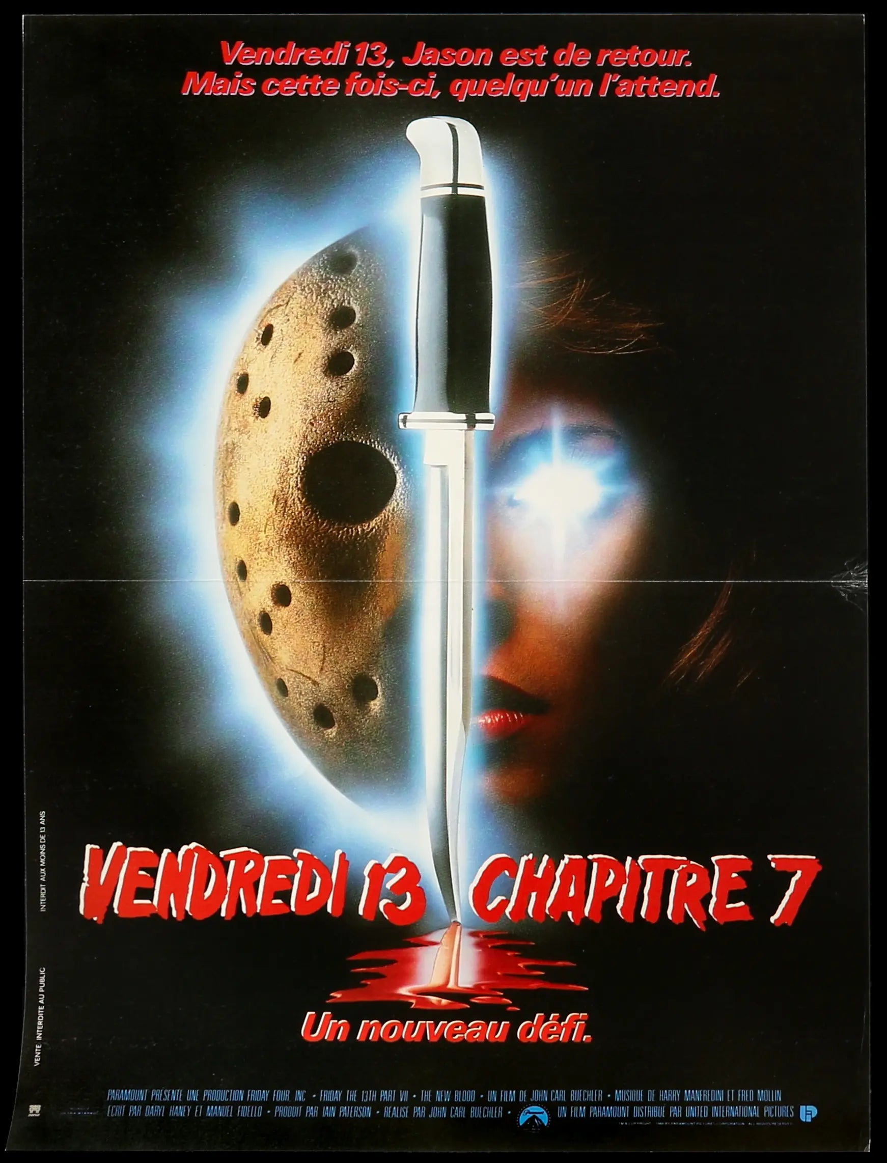 Friday the 13th Part VII: The New Blood (1988) original movie poster for sale at Originalfilmart
