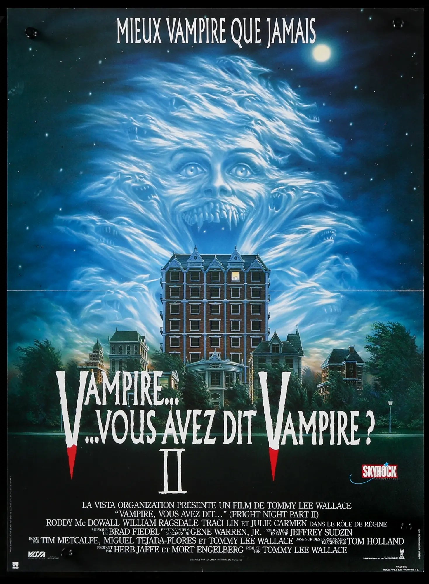 Fright Night Part II (1989) original movie poster for sale at Originalfilmart