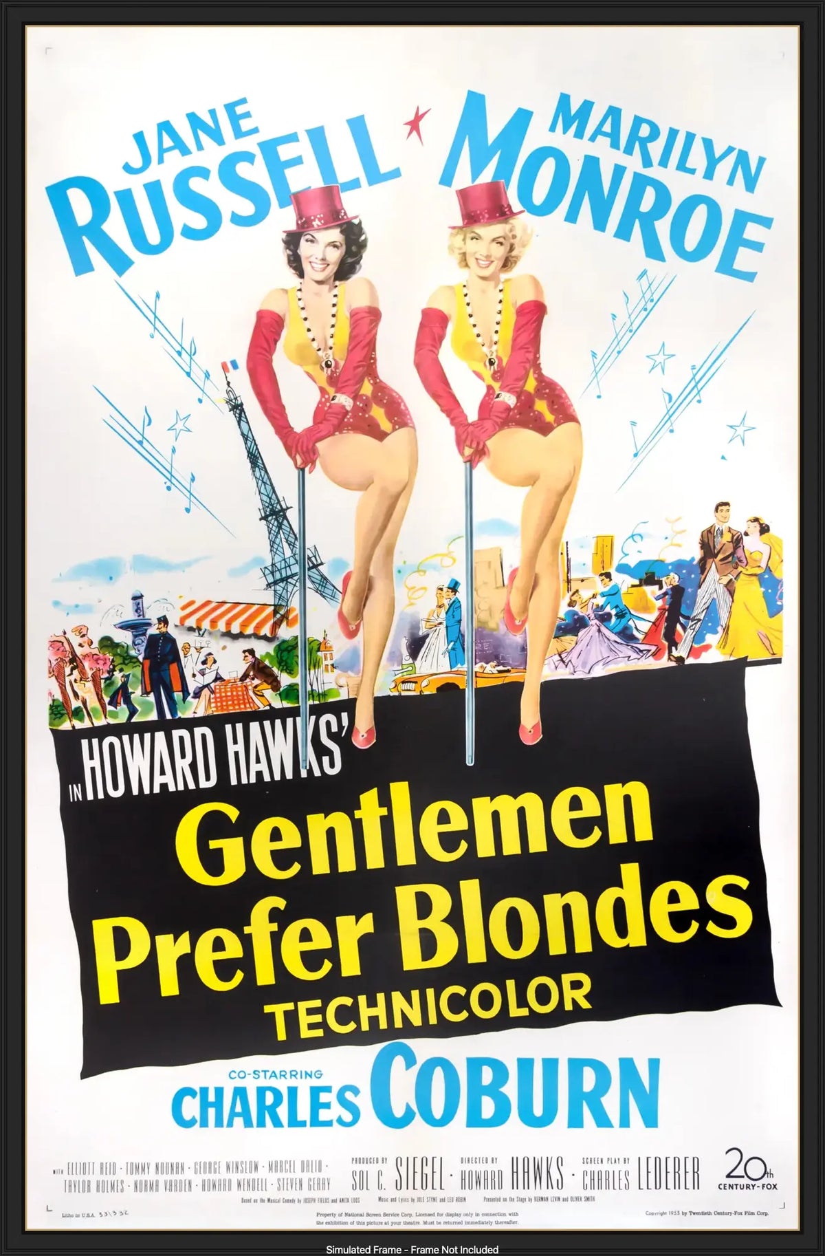 Gentlemen Prefer Blondes (1953) original movie poster for sale at Originalfilmart