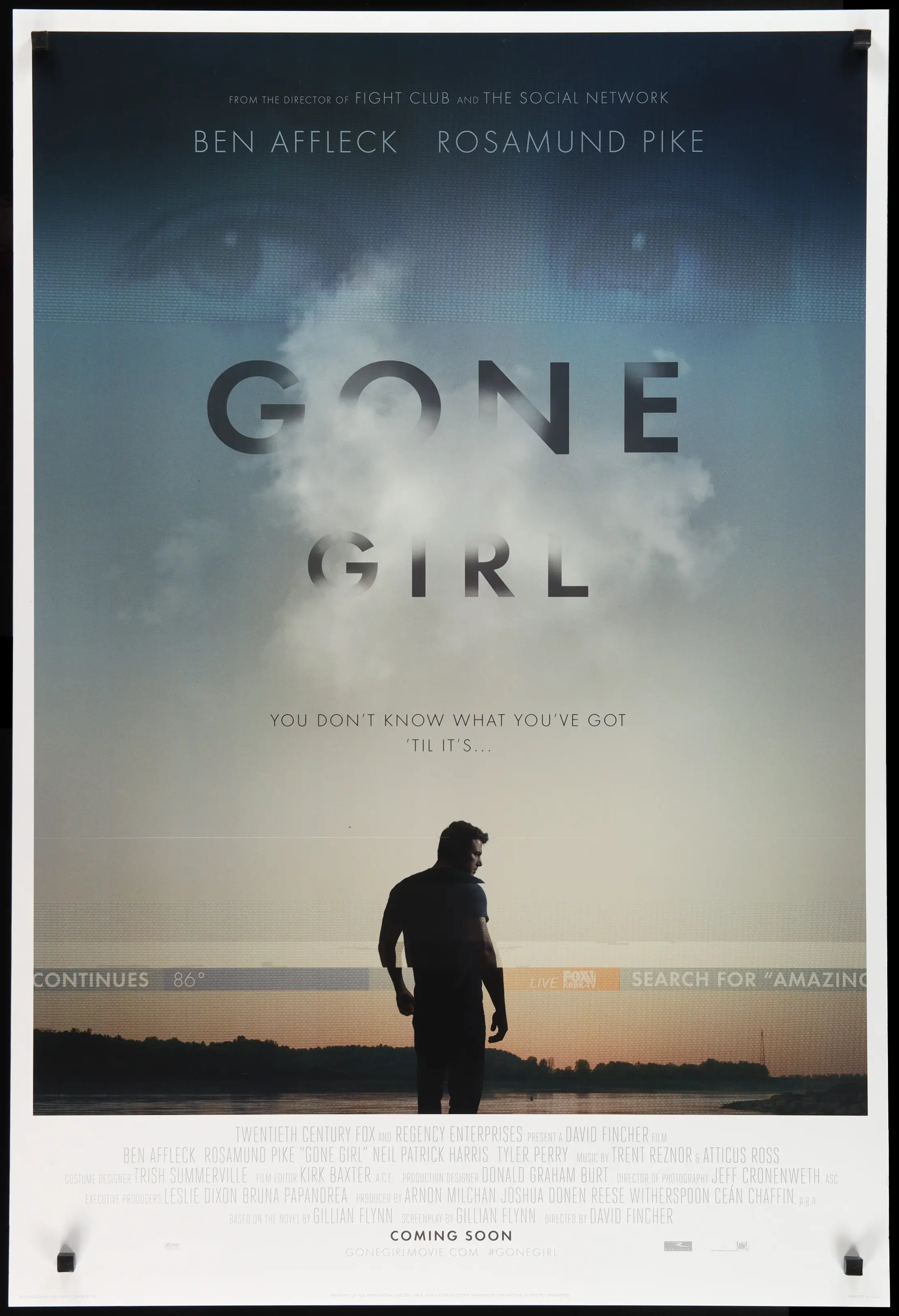 Gone Girl (2014) original movie poster for sale at Originalfilmart