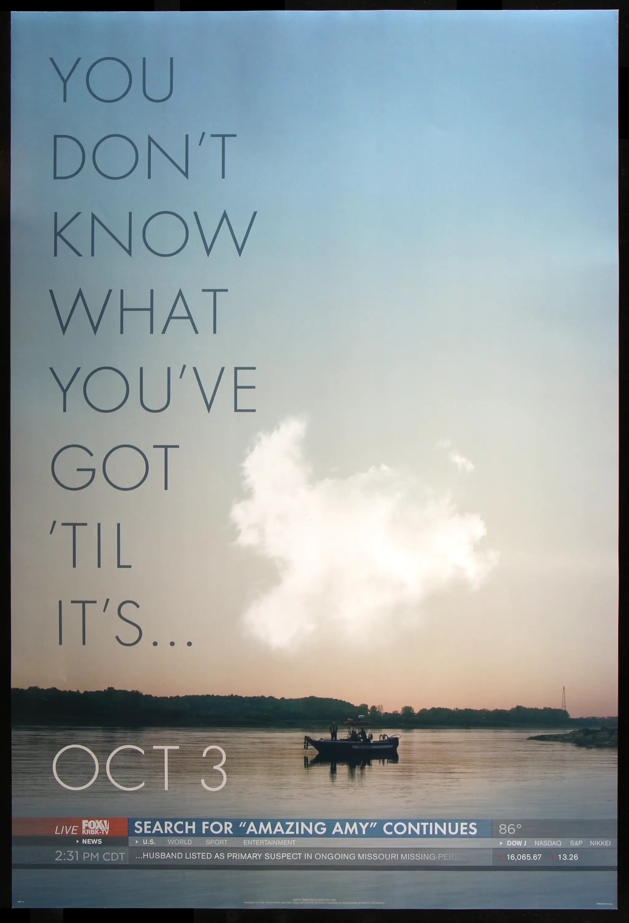 Gone Girl (2014) original movie poster for sale at Originalfilmart