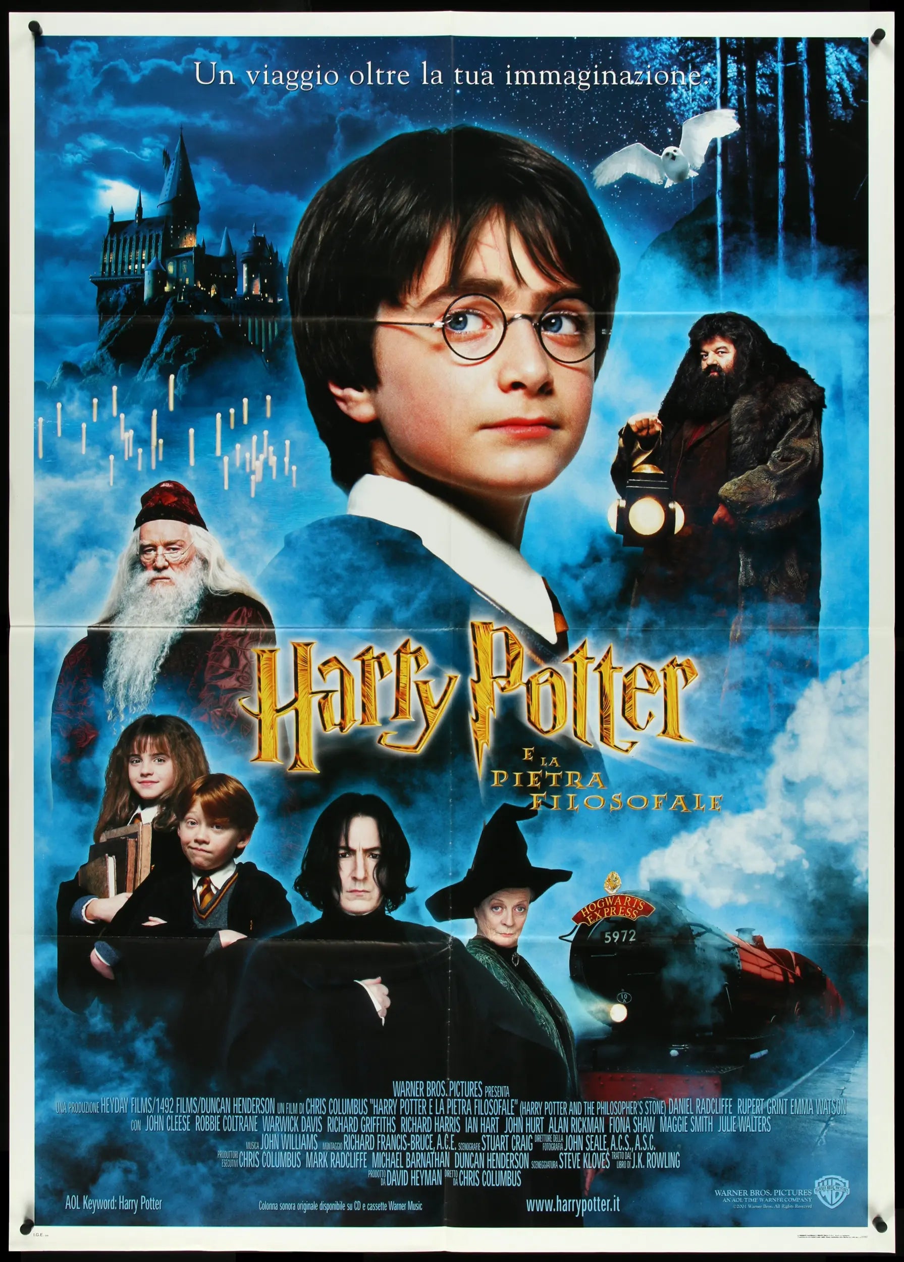 Harry Potter and the Philosopher's Stone (2001) original movie poster for sale at Originalfilmart