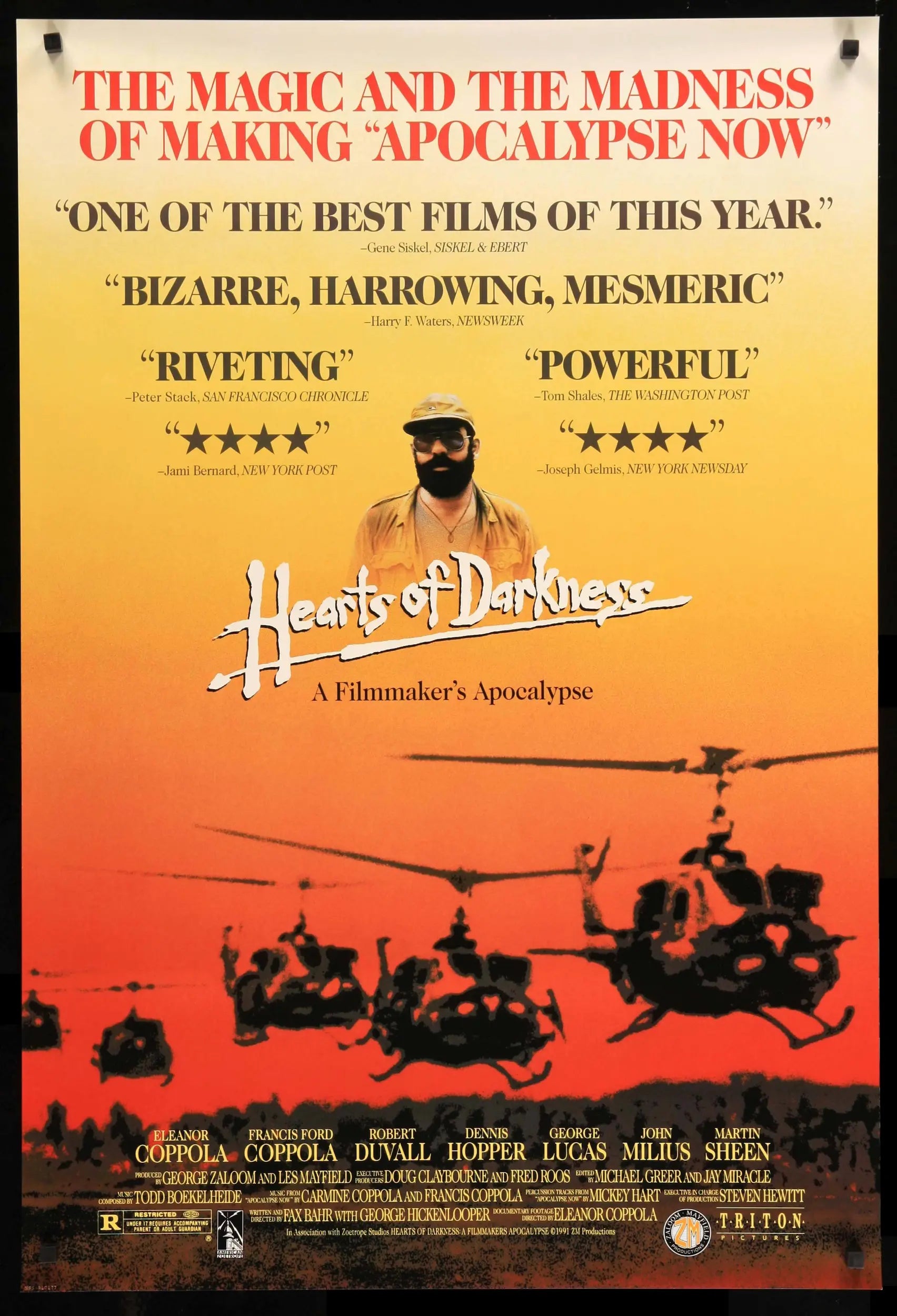 Hearts of Darkness: A Filmmaker's Apocalypse (1991) original movie poster for sale at Originalfilmart