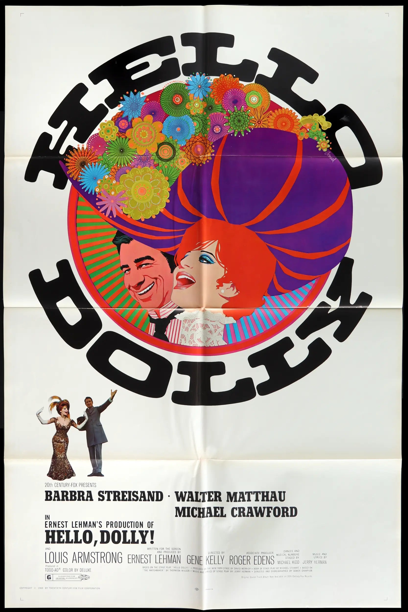 Hello, Dolly! (1969) original movie poster for sale at Originalfilmart