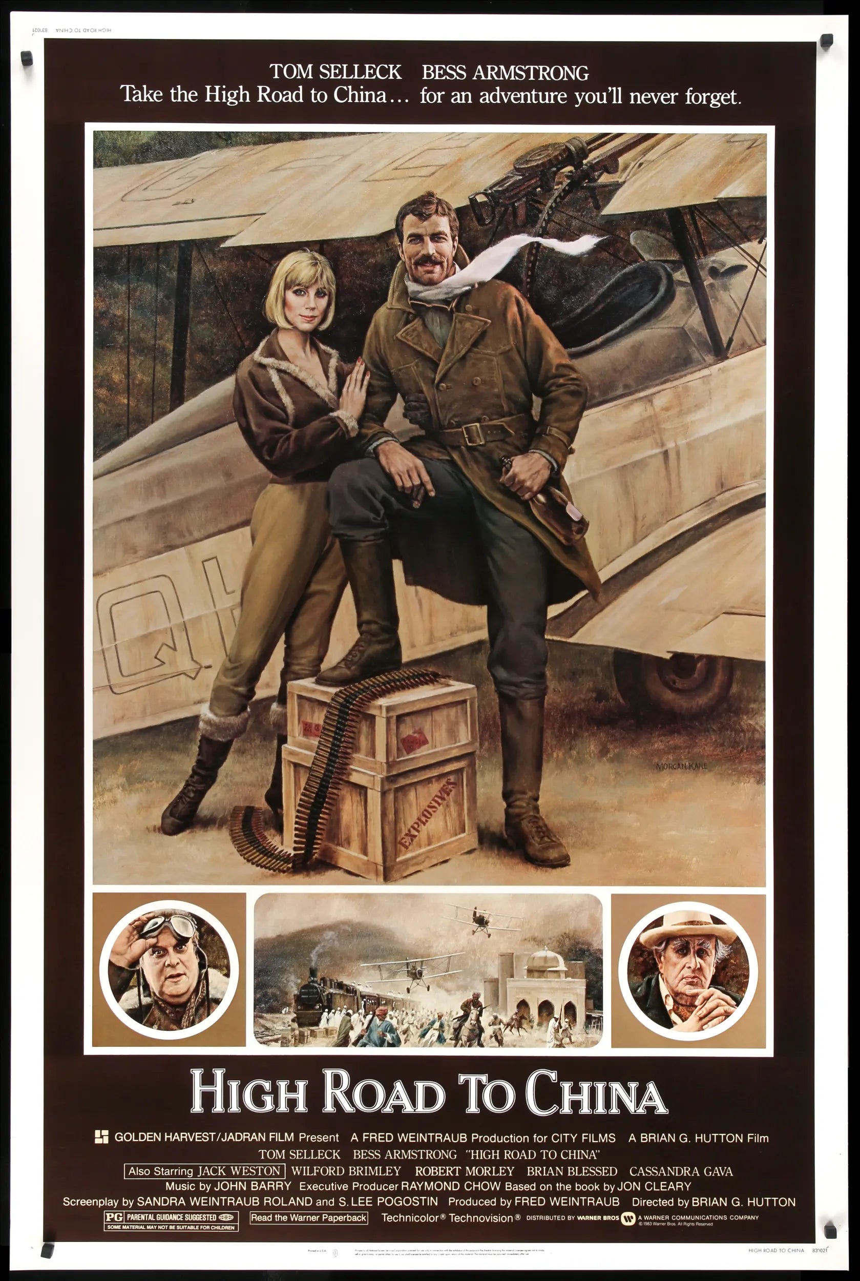High Road to China (1983) original movie poster for sale at Originalfilmart
