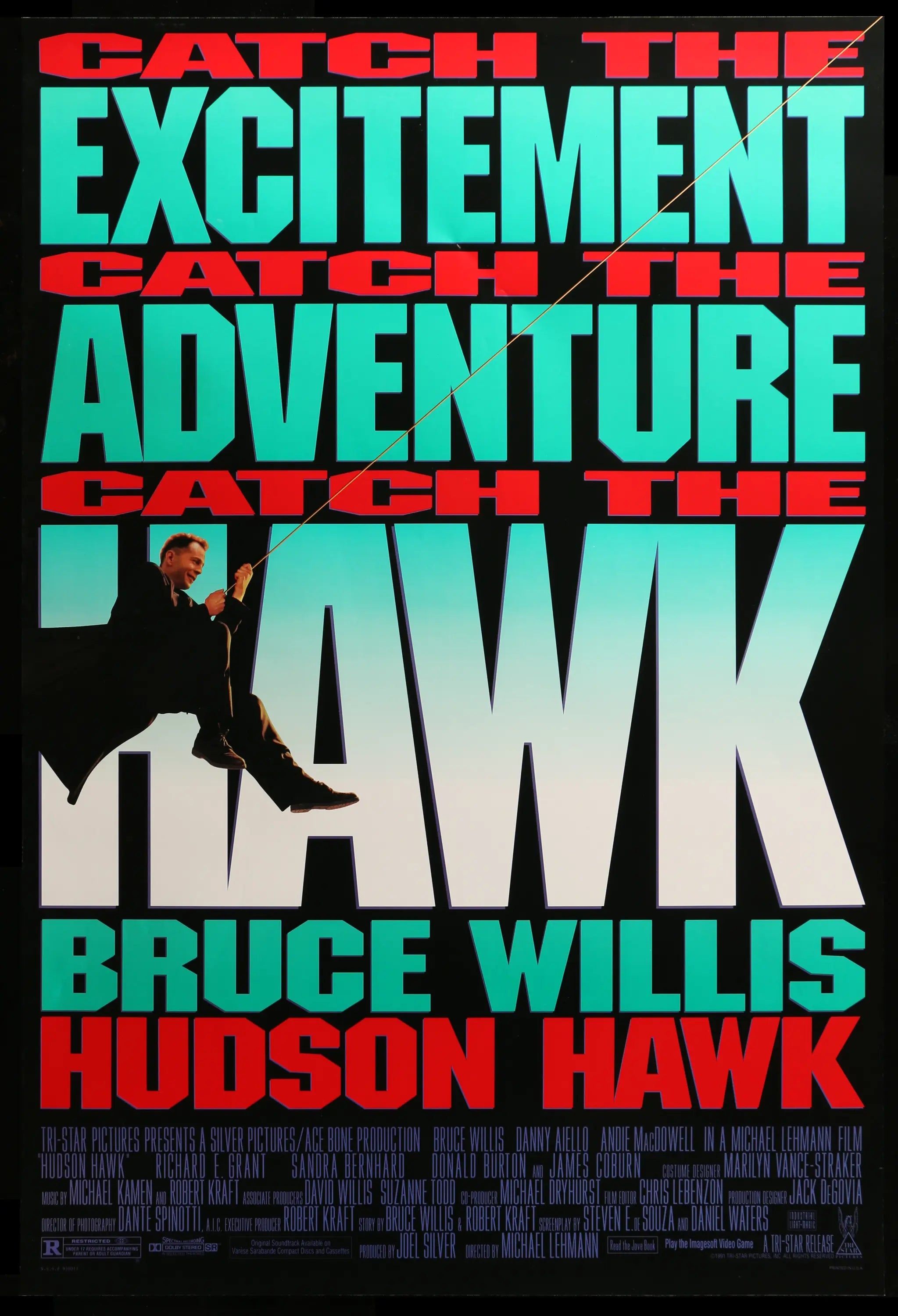 Hudson Hawk (1991) original movie poster for sale at Originalfilmart