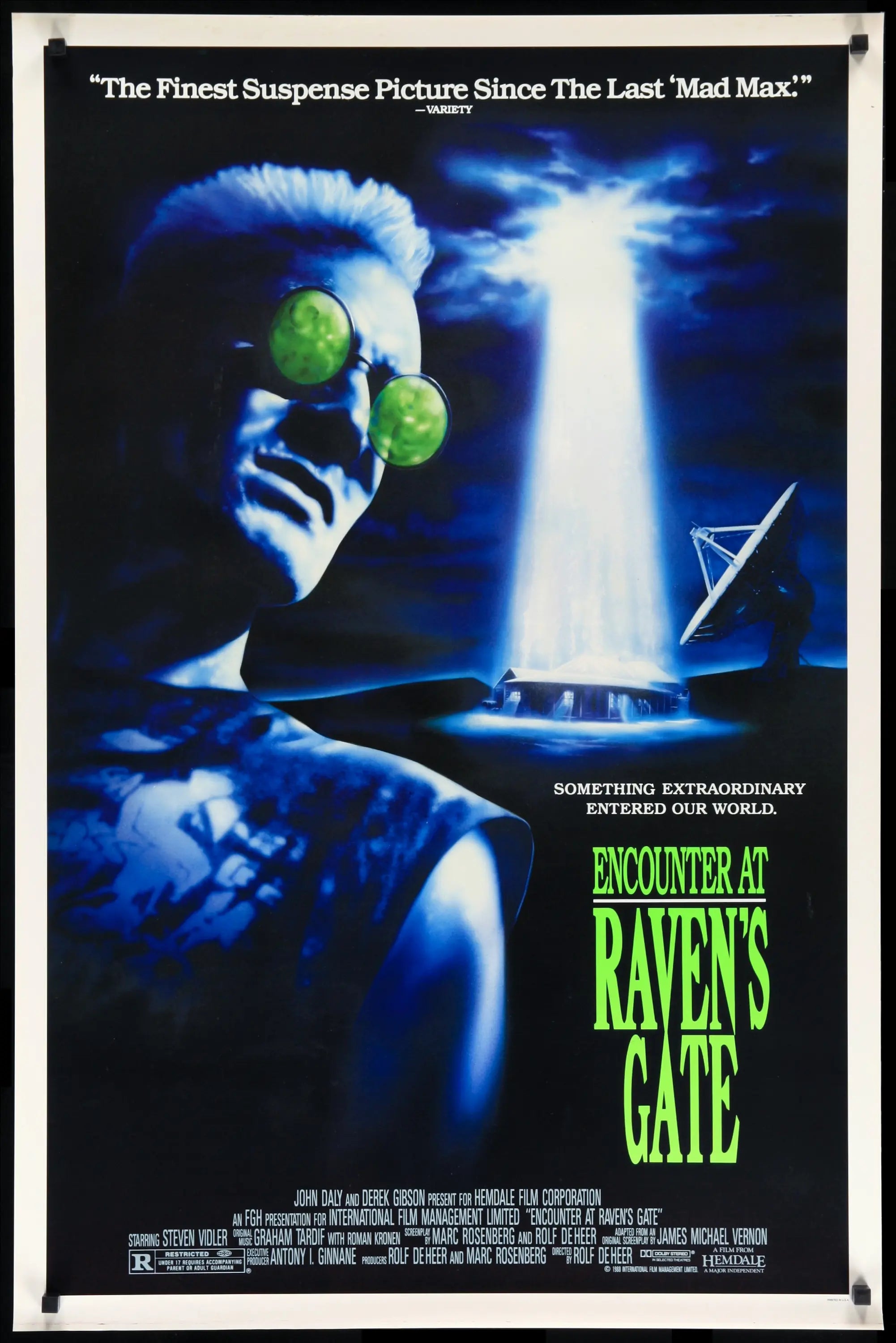 Incident at Raven's Gate (1988) original movie poster for sale at Originalfilmart