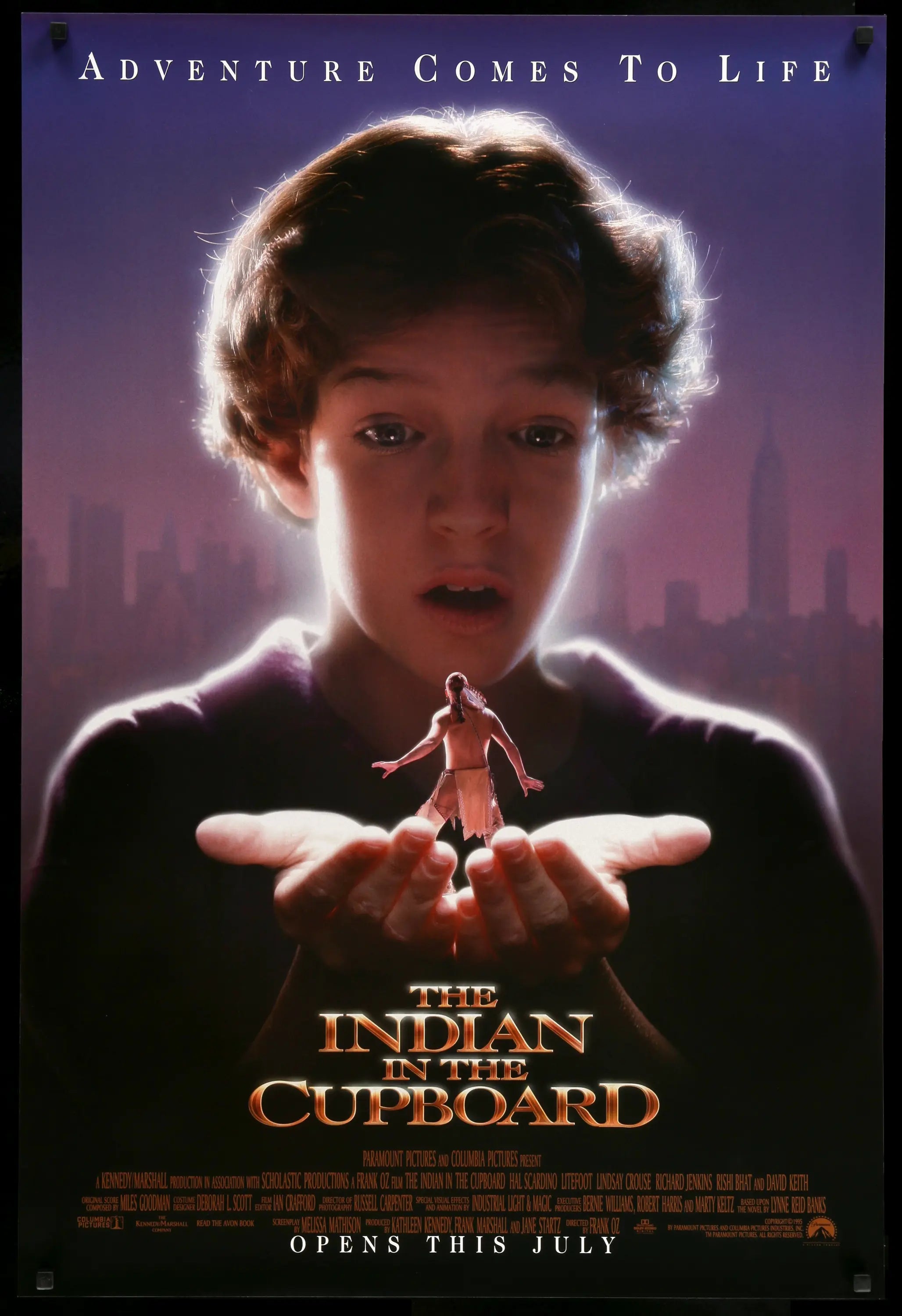 Indian in the Cupboard (1995) original movie poster for sale at Originalfilmart