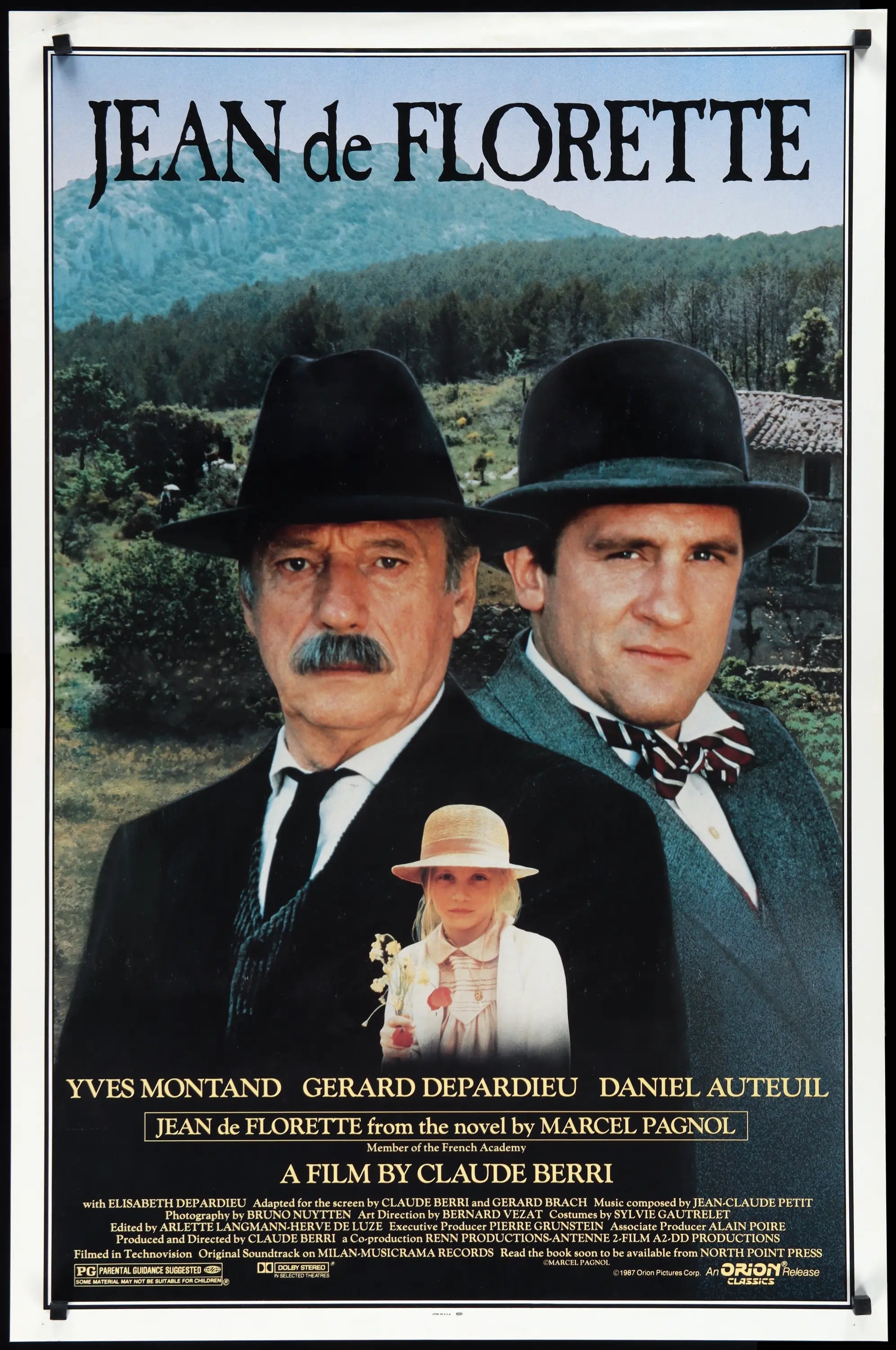 Jean de Florette (1986) original movie poster for sale at Originalfilmart