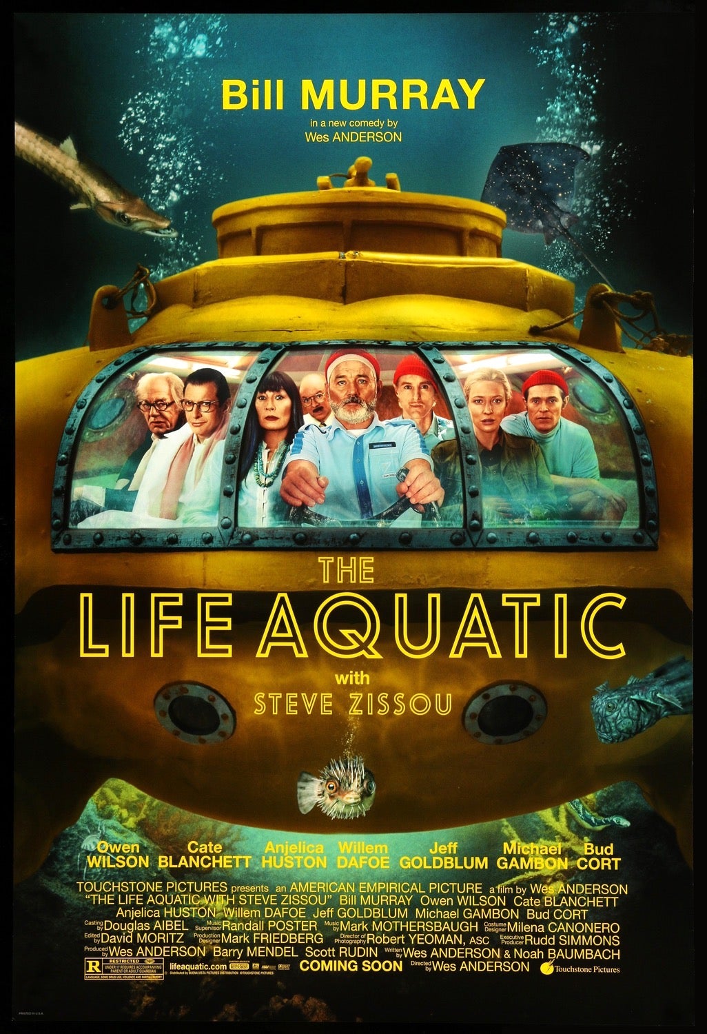 Life Aquatic with Steve Zissou (2004) original movie poster for sale at Originalfilmart