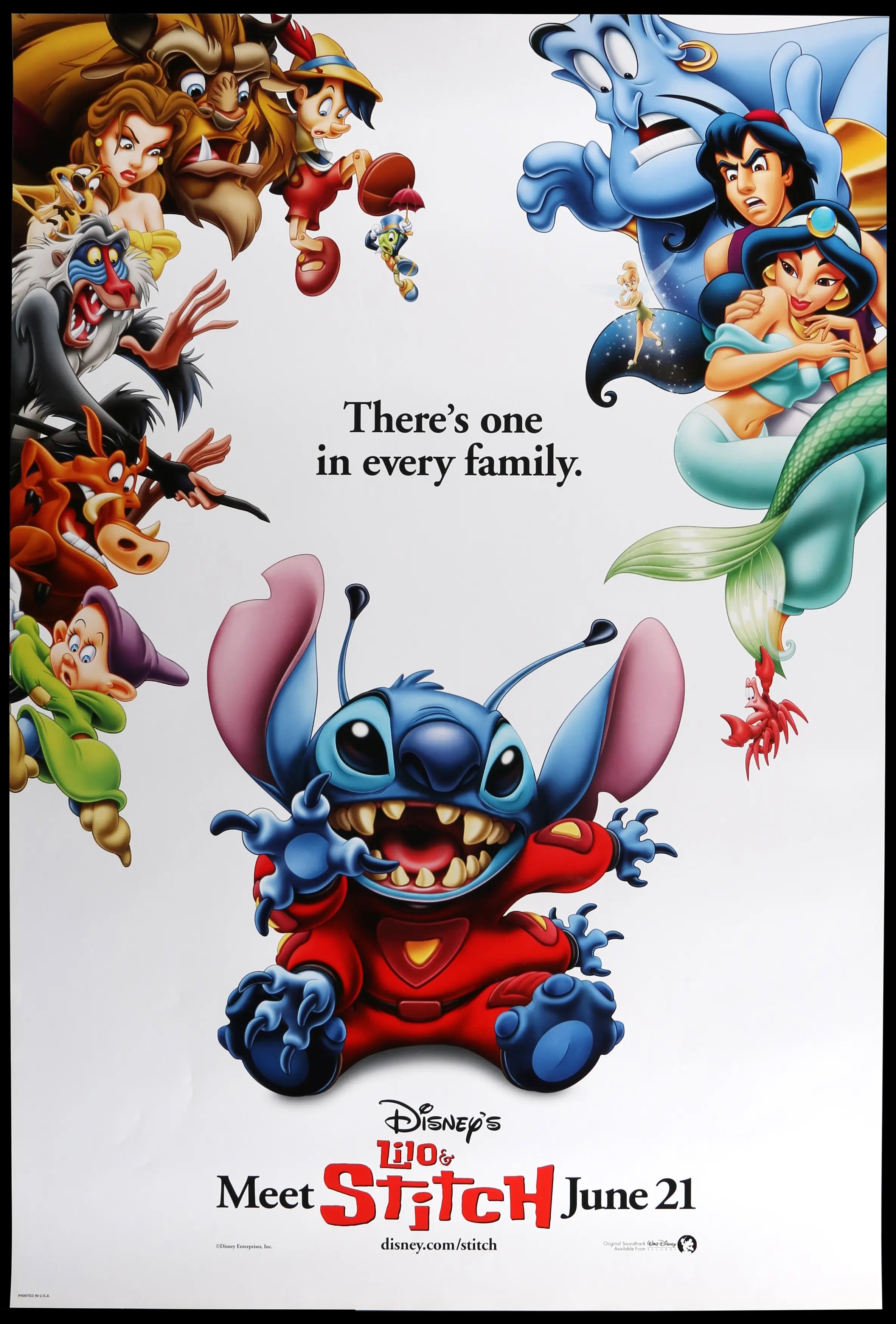 Lilo and Stitch (2002) original movie poster for sale at Originalfilmart