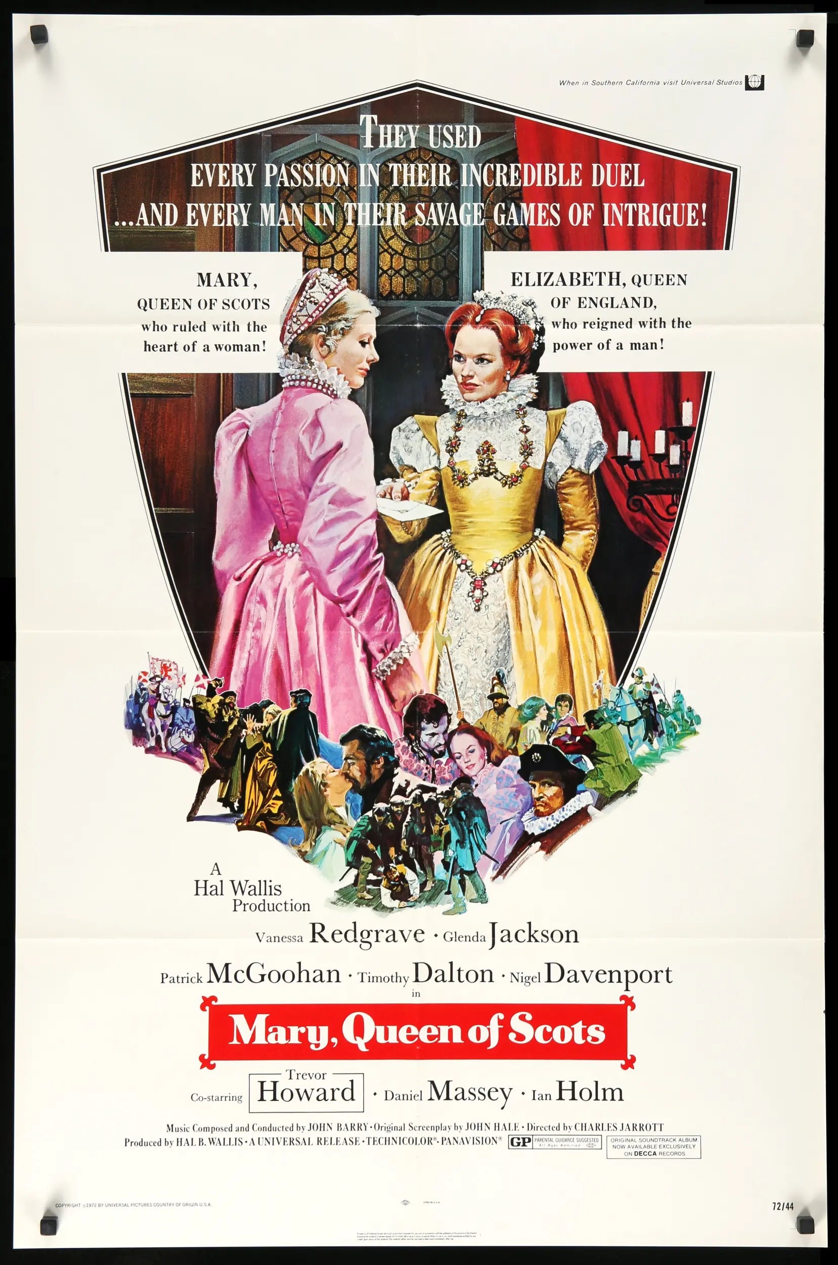 Mary, Queen of Scots (1972) original movie poster for sale at Originalfilmart