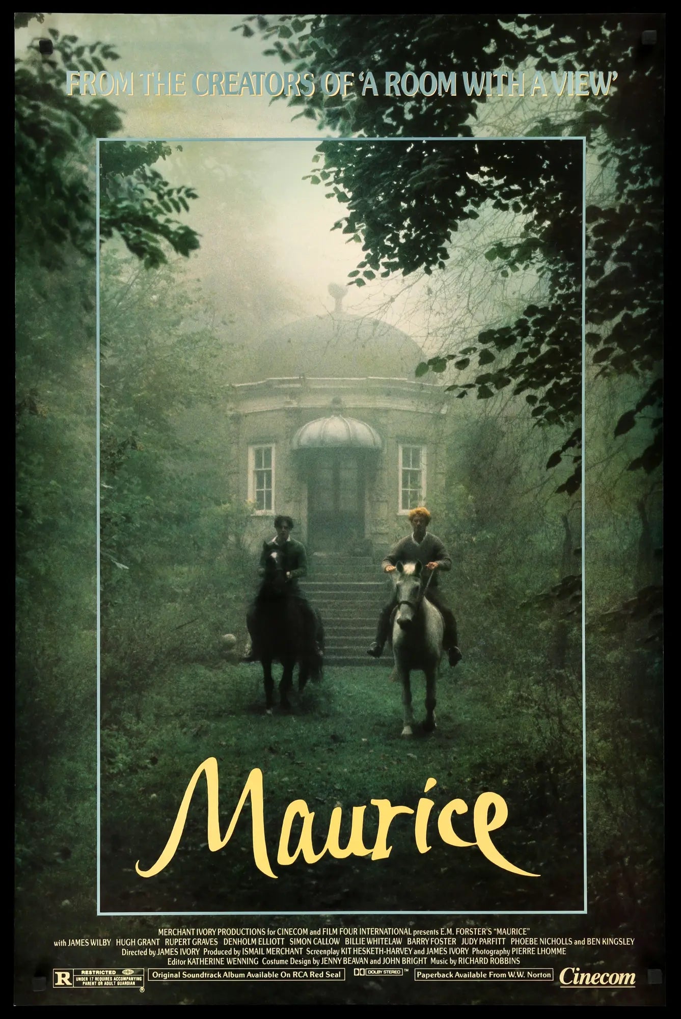 Maurice (1987) original movie poster for sale at Originalfilmart
