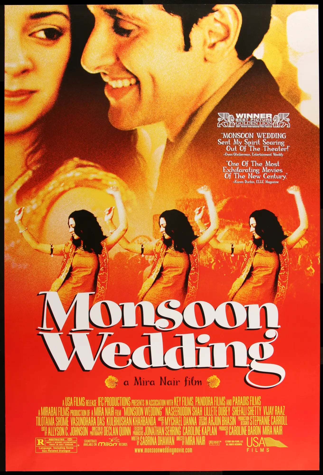 Monsoon Wedding (2001) original movie poster for sale at Originalfilmart