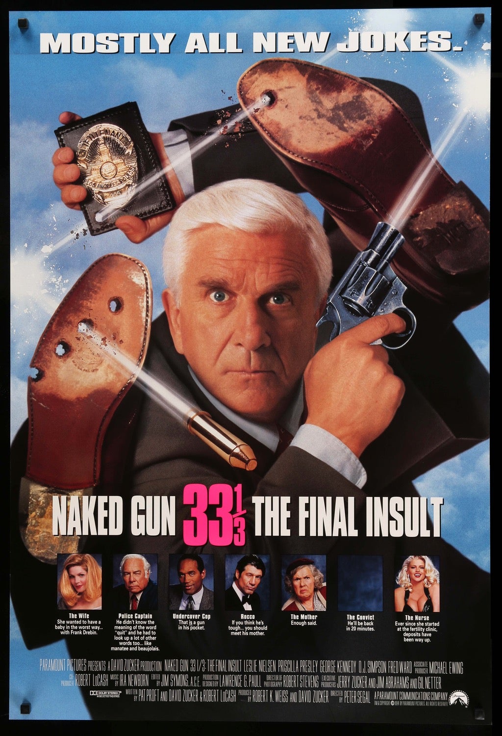 Naked Gun 33 1/3 (1994) original movie poster for sale at Originalfilmart