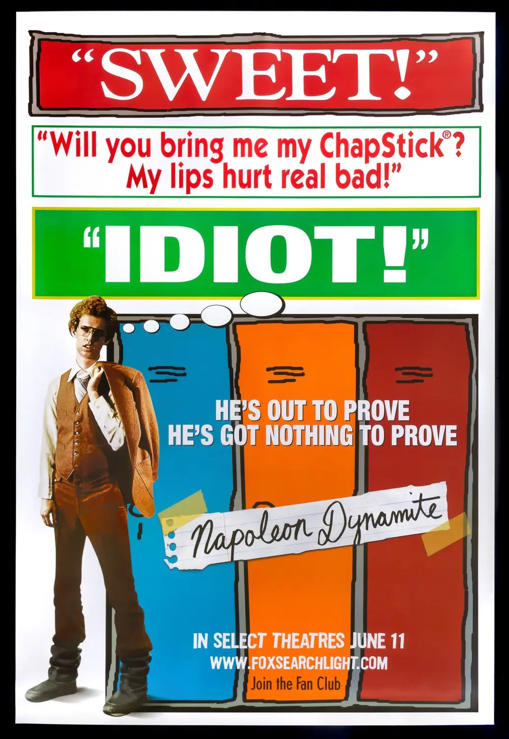 Napoleon Dynamite (2004) original movie poster for sale at Originalfilmart