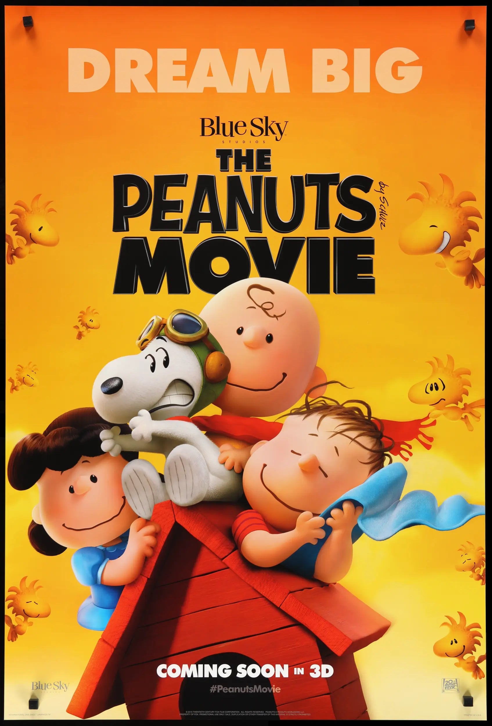 Peanuts Movie (2015) original movie poster for sale at Originalfilmart