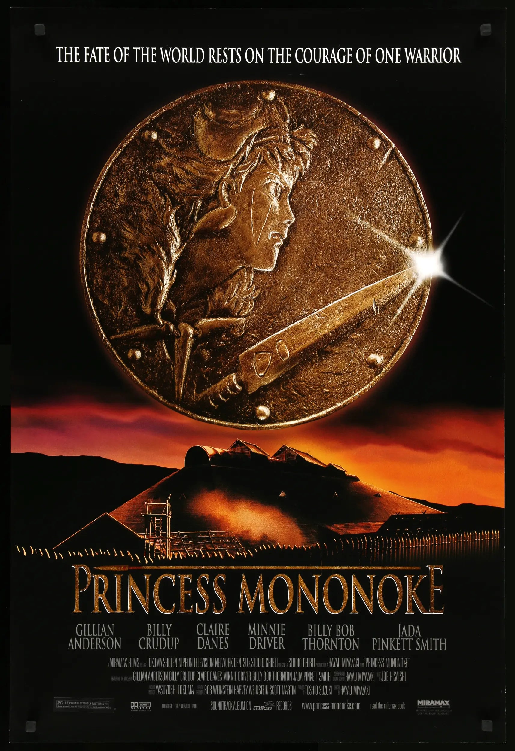 Princess Mononoke (1997) original movie poster for sale at Originalfilmart