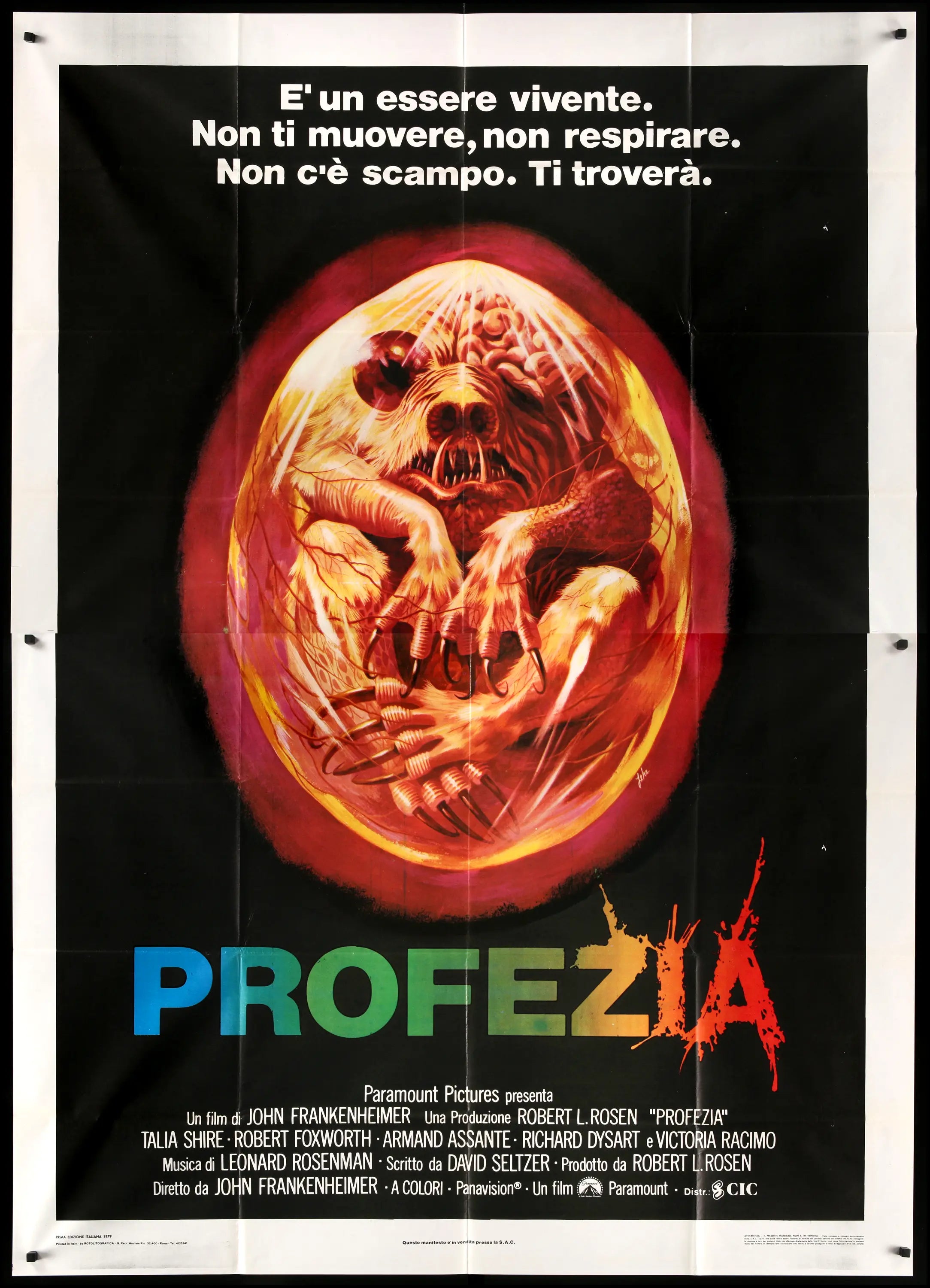 Prophecy (1979) original movie poster for sale at Originalfilmart