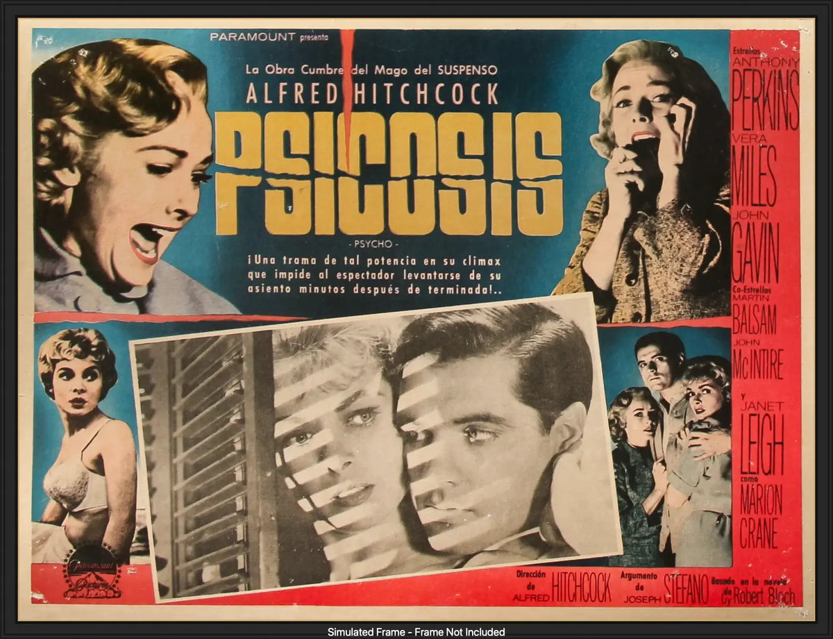 Psycho (1960) original movie poster for sale at Originalfilmart