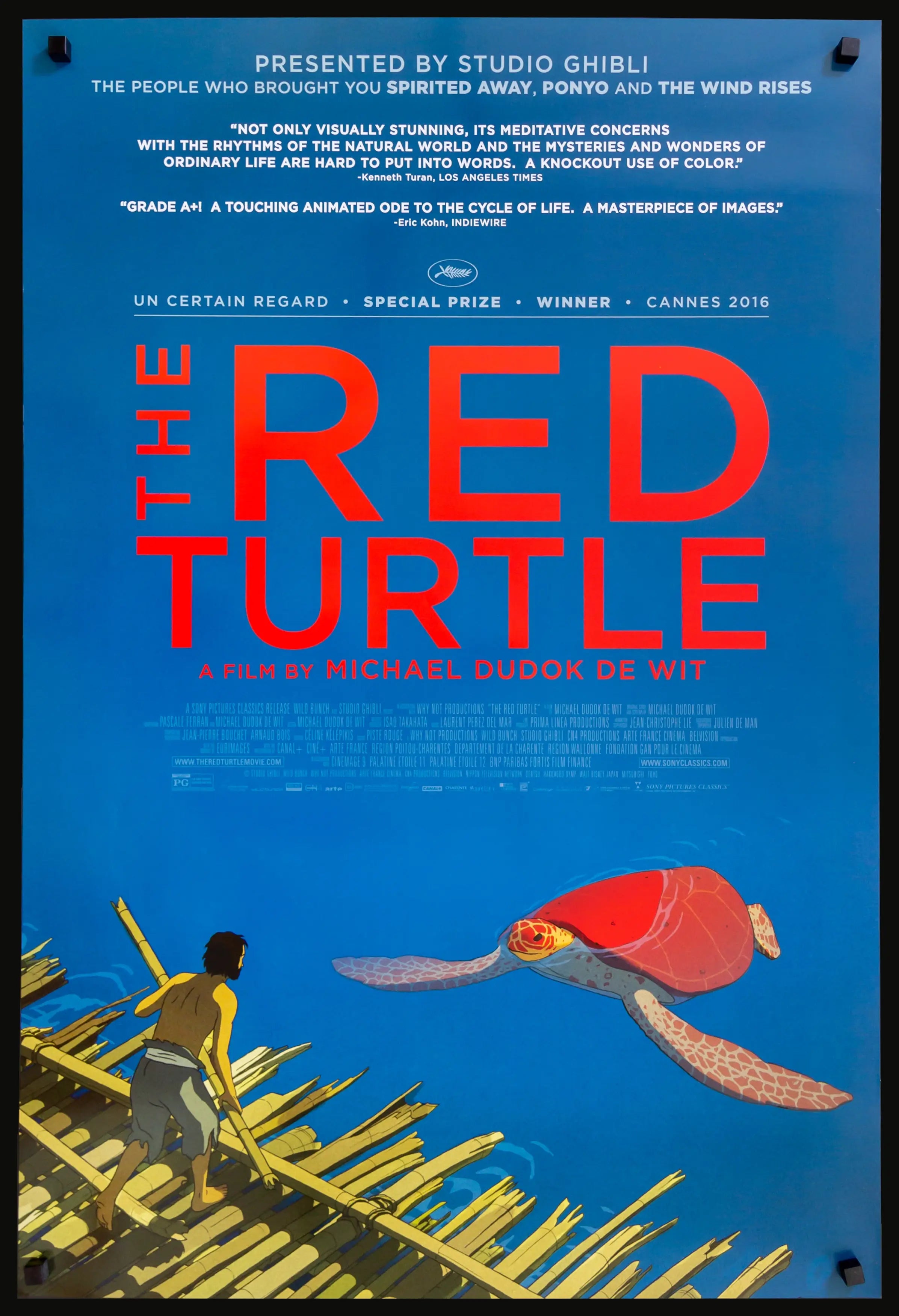 Red Turtle (2016) original movie poster for sale at Originalfilmart