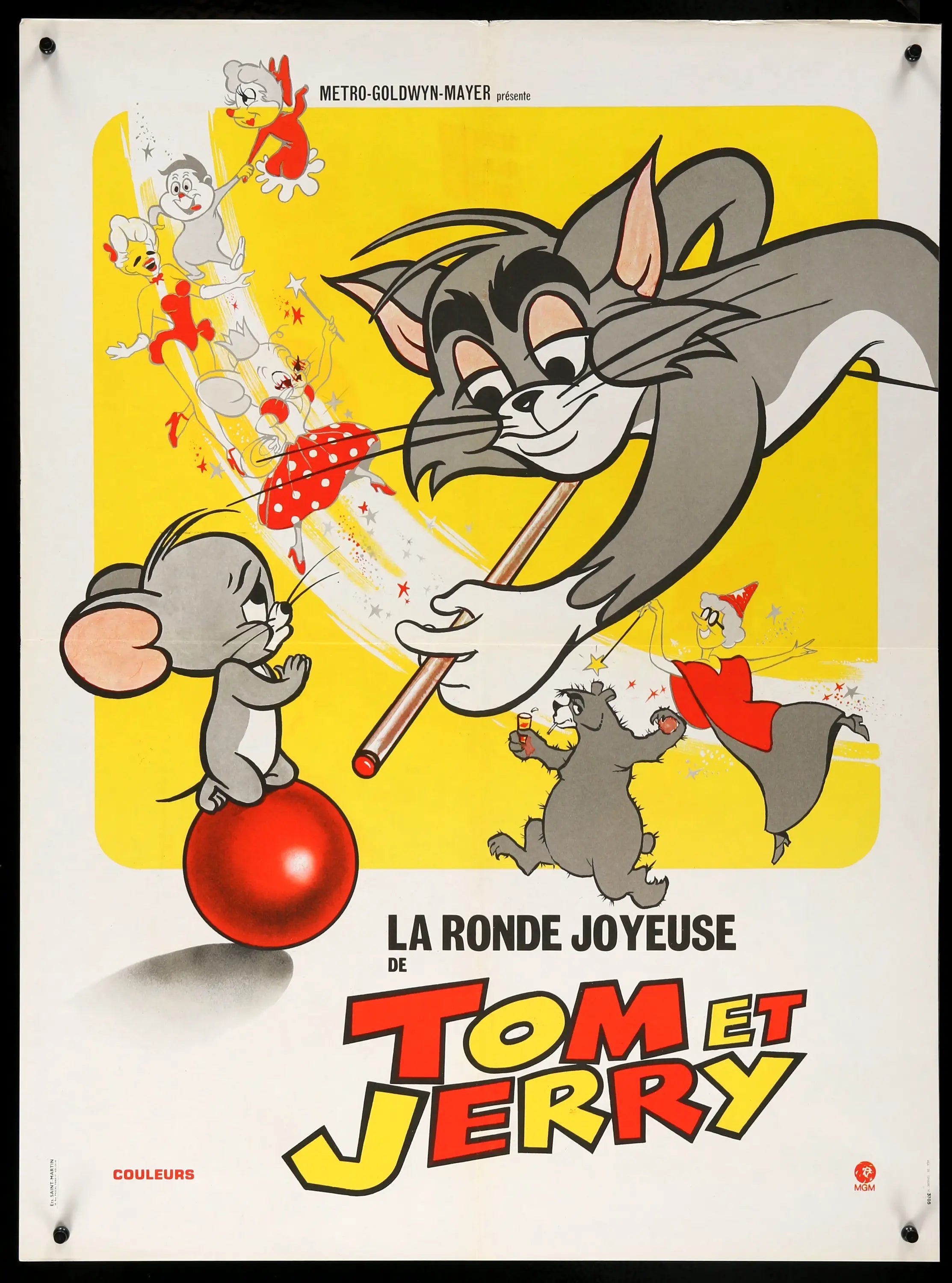 La Ronde Joyeuse de Tom Et Jerry (1970) original movie poster for sale at Originalfilmart