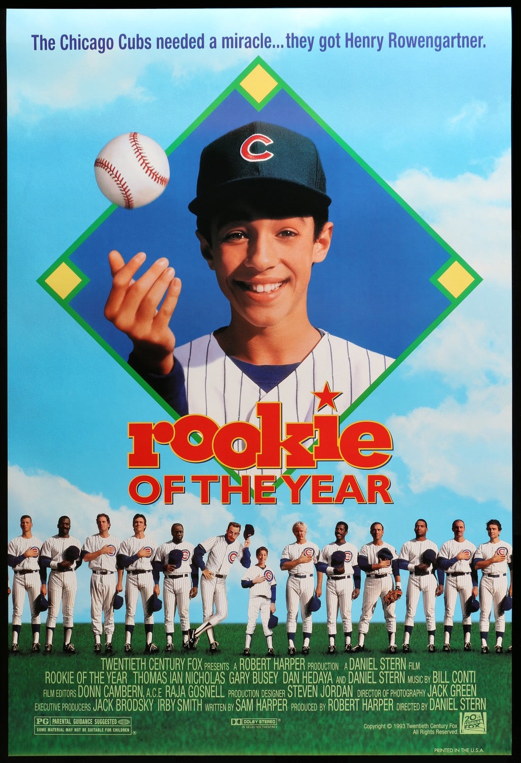 Rookie of the Year (1993) original movie poster for sale at Originalfilmart