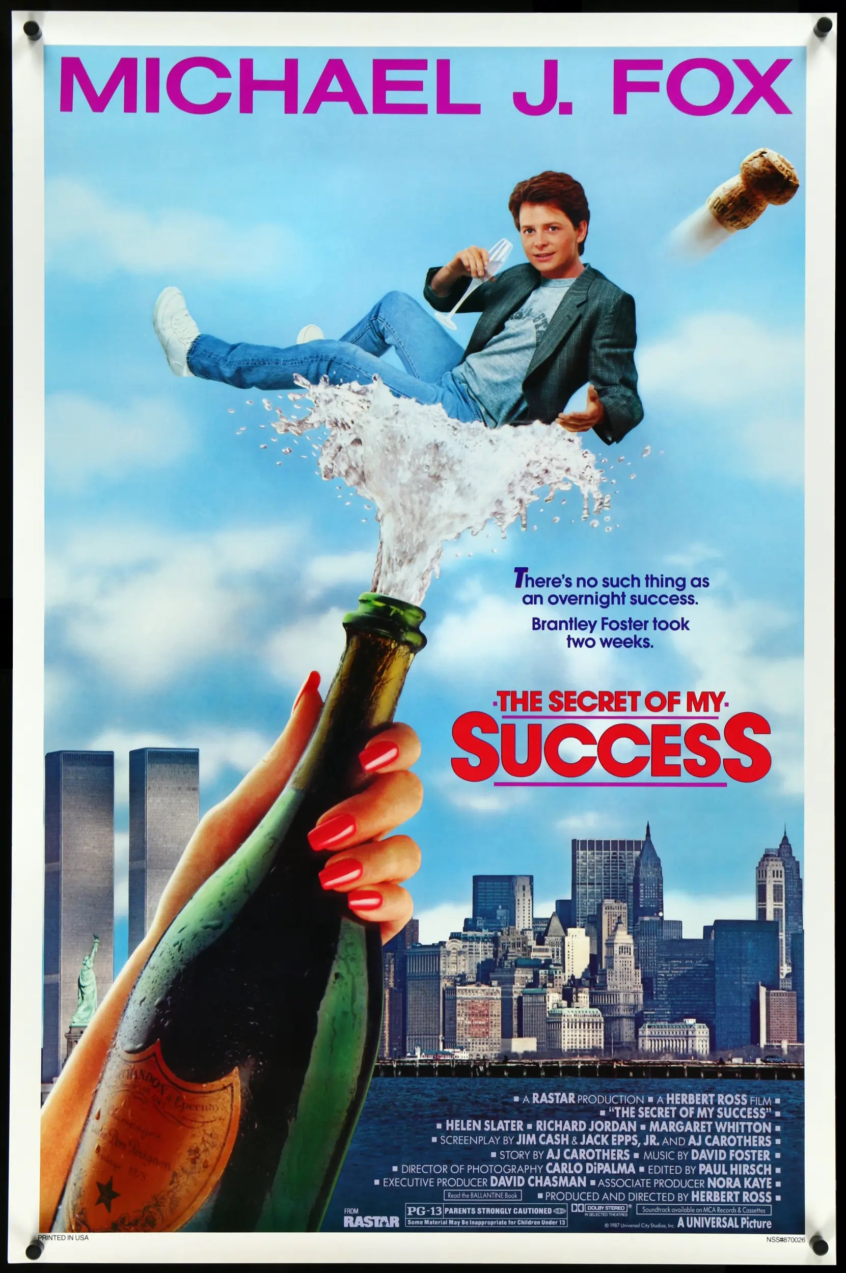Secret of My Success (1987) original movie poster for sale at Originalfilmart