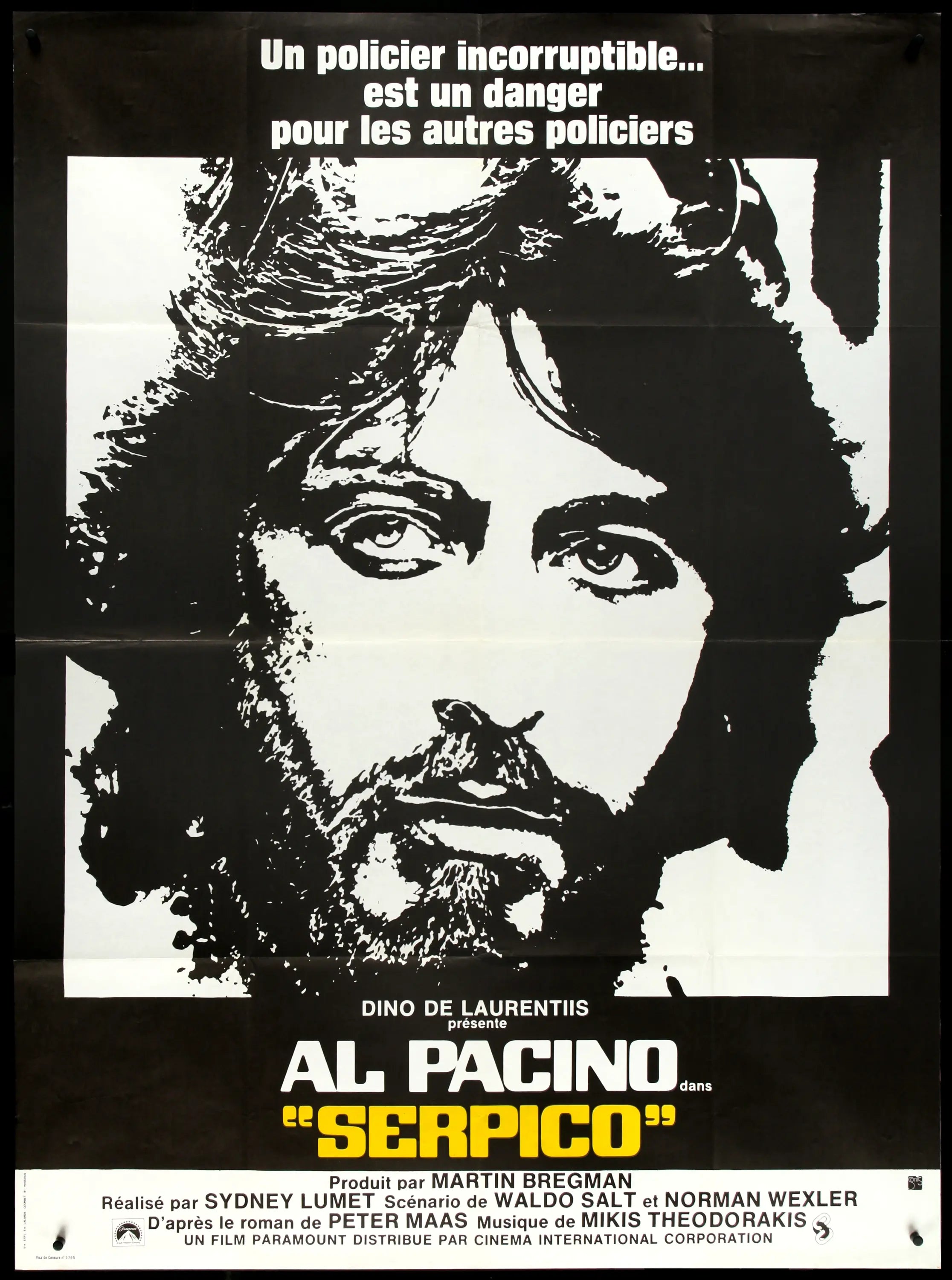 Serpico (1974) original movie poster for sale at Originalfilmart