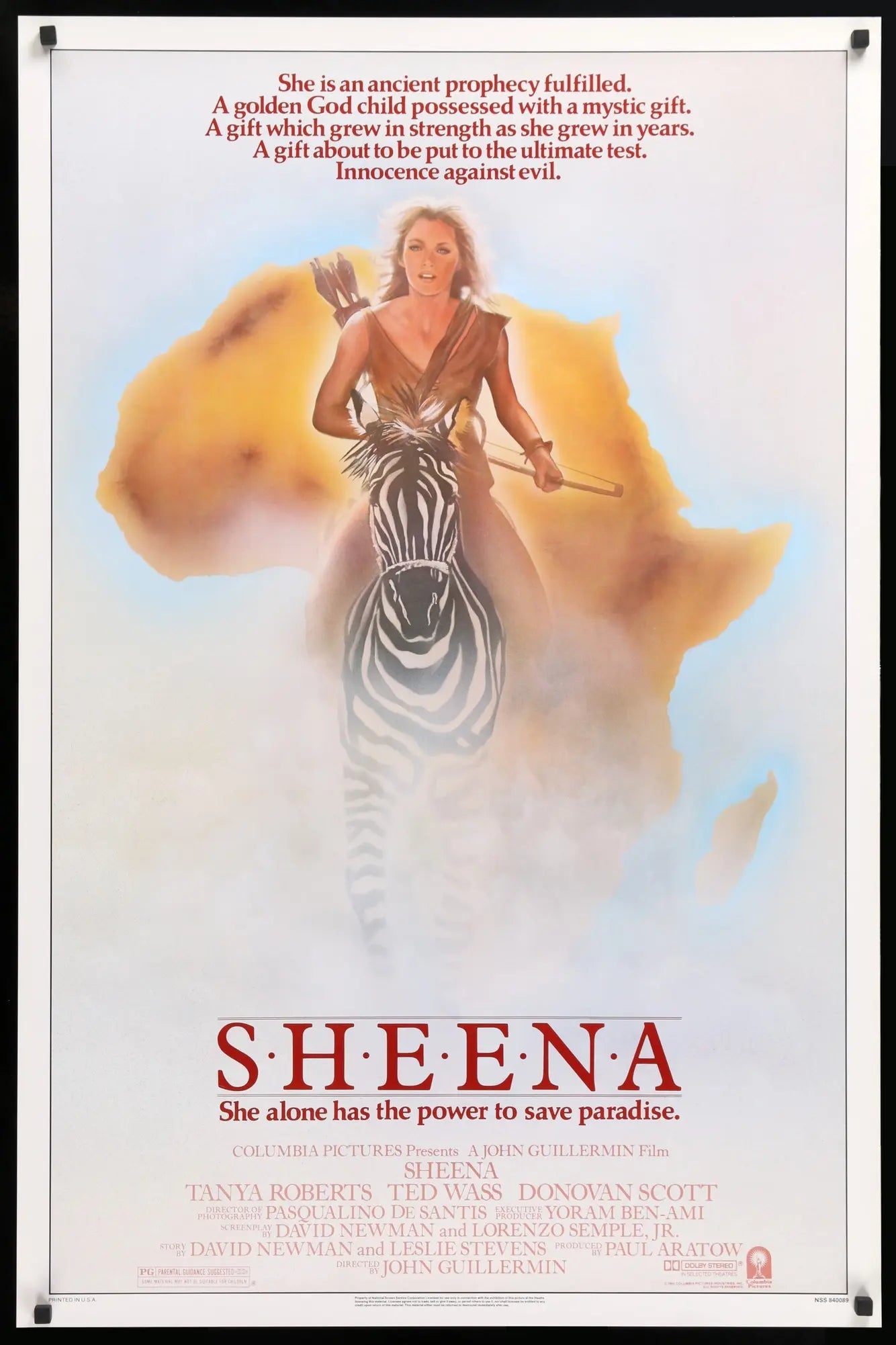 Sheena (1984) original movie poster for sale at Originalfilmart